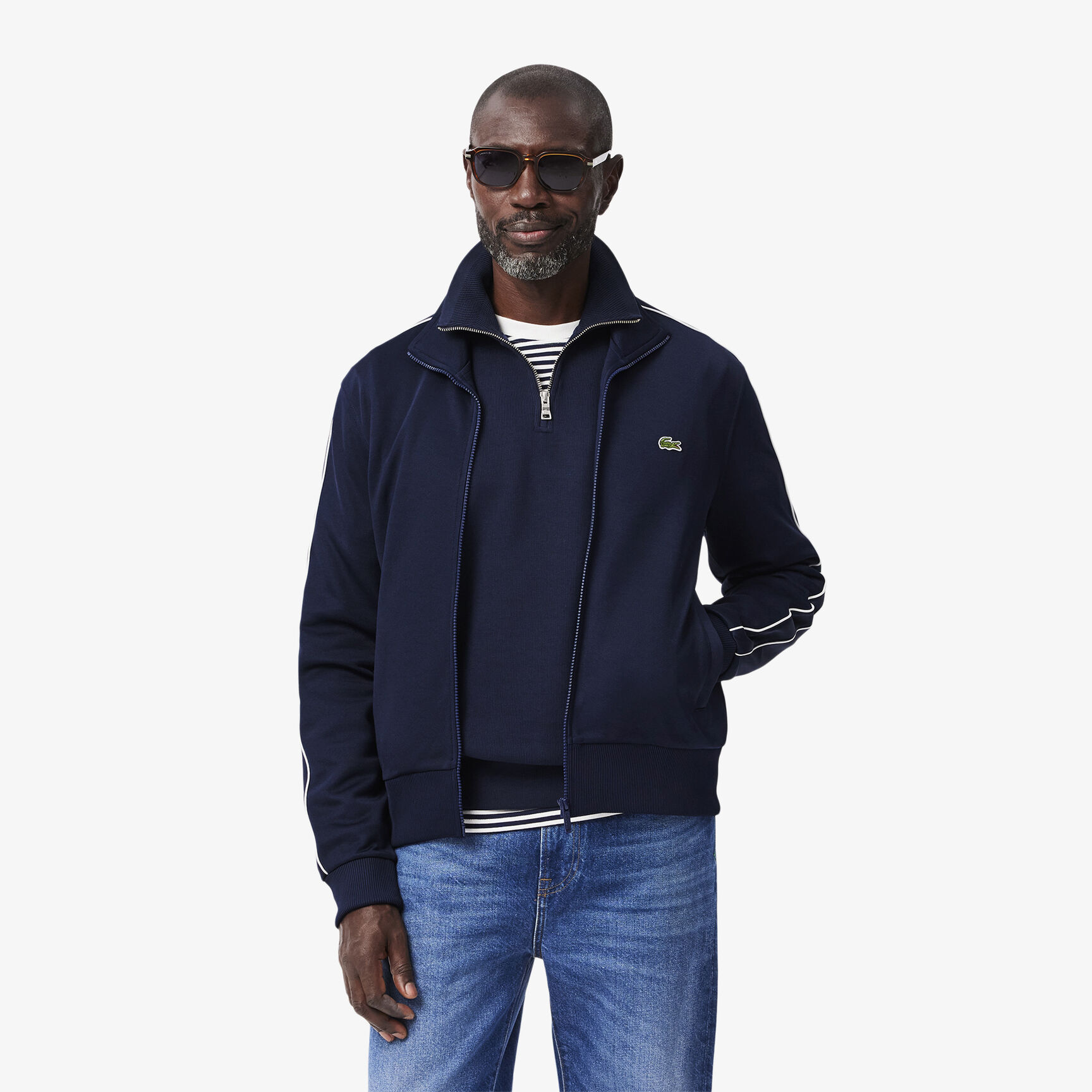 Paris Pique Zip Front Track Jacket Paris Pique Zip Front Track Jacket - SH1457-00-166