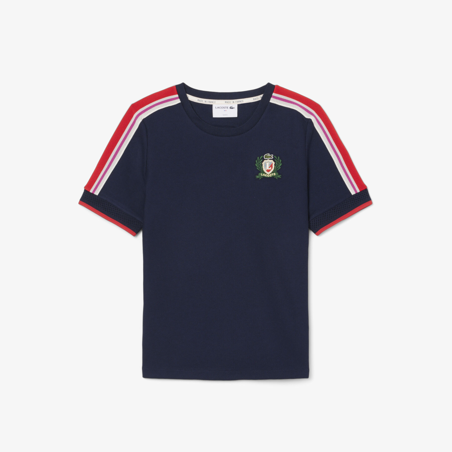 French Made Textured Pique T-shirt - TF9630-00-166