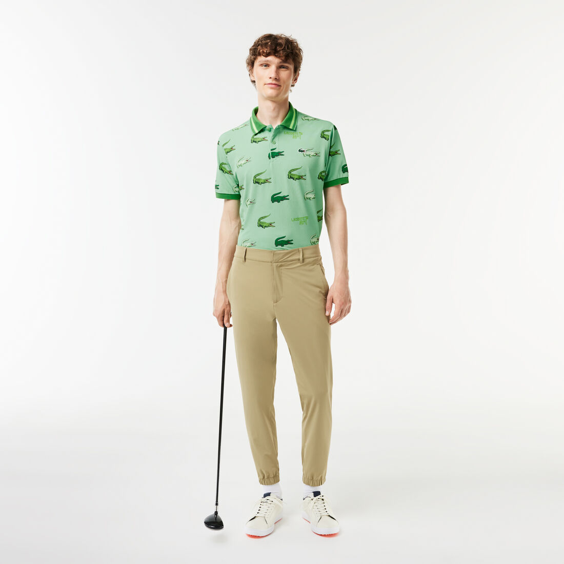Men's Lacoste Golf Crocodile Print Polo Shirt Men’s Lacoste Golf Crocodile Print Polo Shirt - DH5181-00-BT2