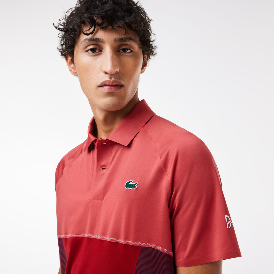 قميص بولو للتنس من لاكوست × نوفاك ديوكوفيتش فائق الجفاف Lacoste x Novak Djokovic Ultra-Dry Tennis Polo Shirt - DH7360-00-IIU