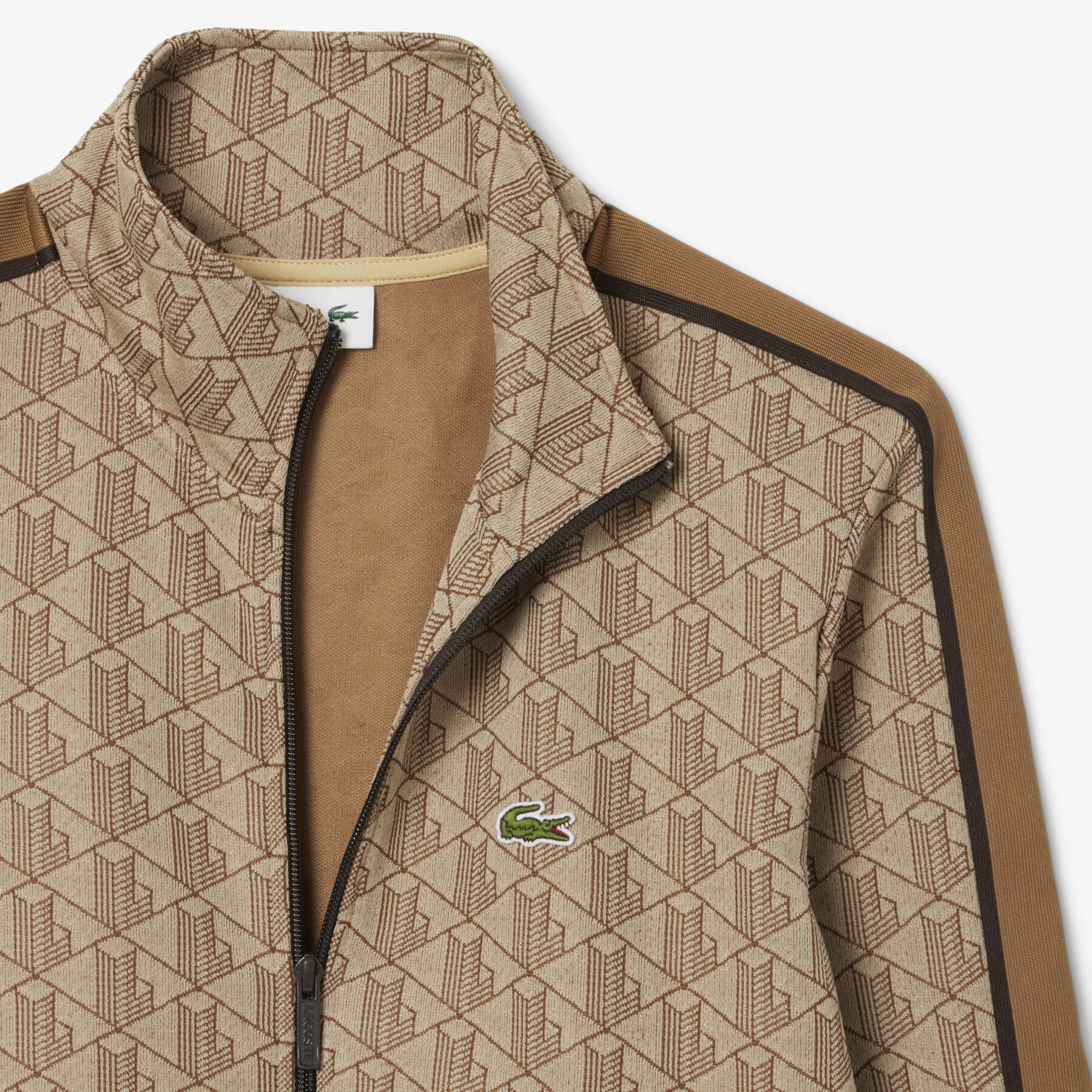 Paris Zip-Up Jacquard Track Jacket lacoste paris zip up jacquard track jacket
