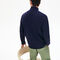 lacoste men s zip stand up collar fleece sweatshirt