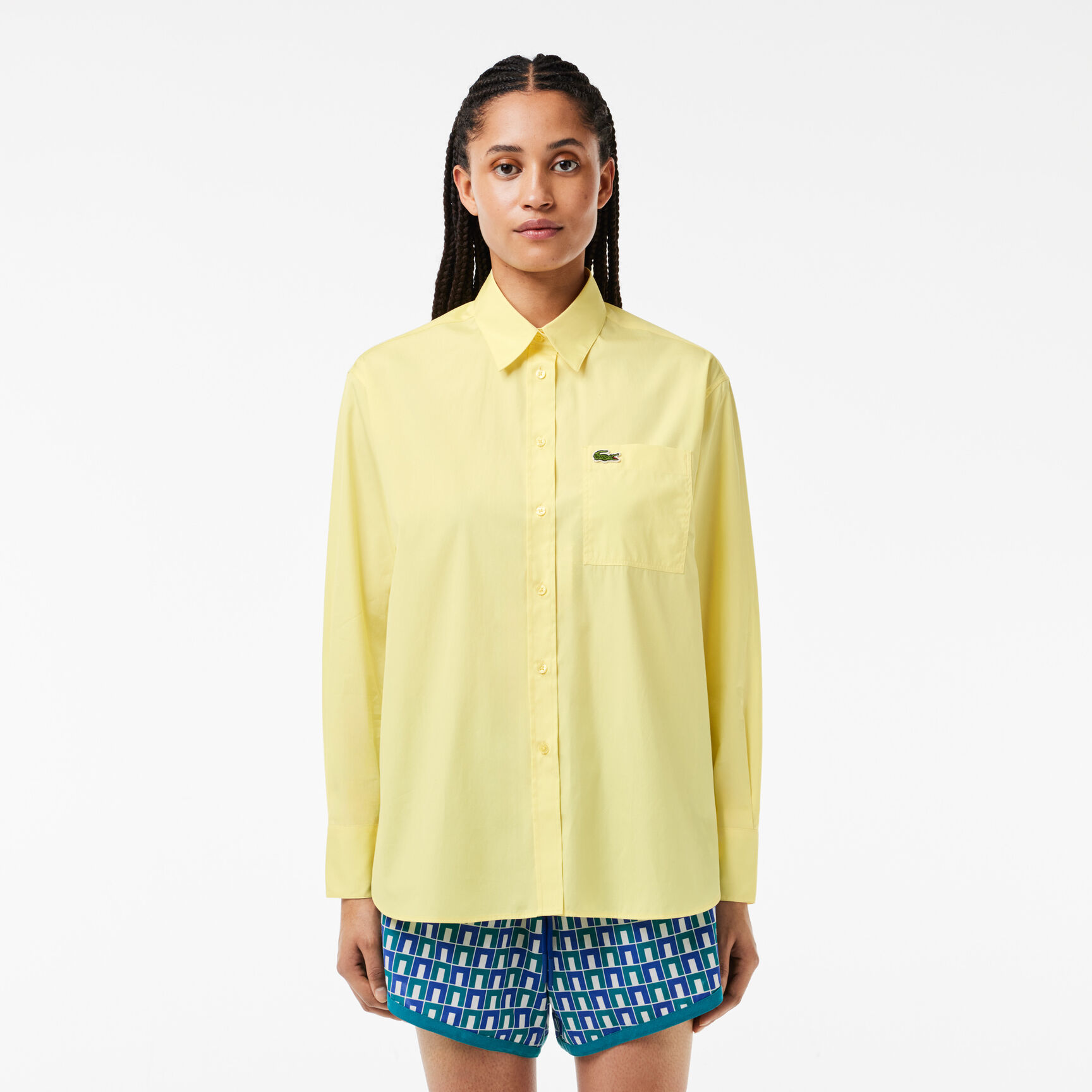 Oversized Fit Cotton Poplin Shirt - CF7706-00-107