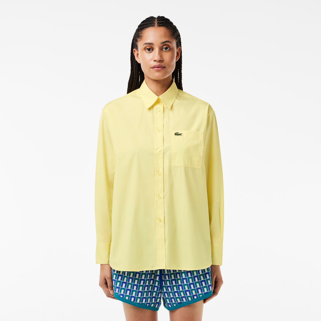 Oversized Fit Cotton Poplin Shirt - CF7706-00-107