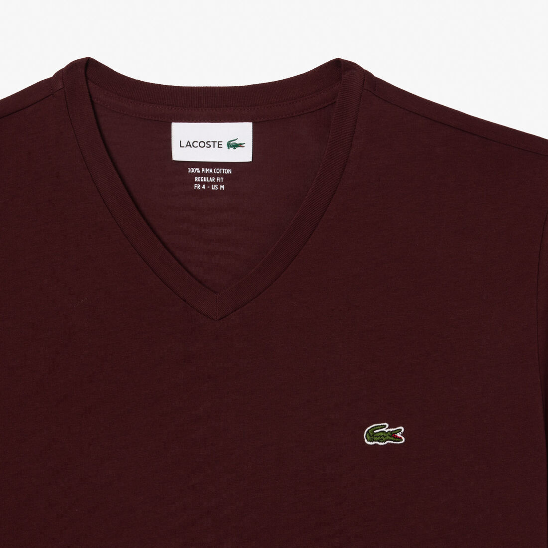 Lightweight Cotton Pima V Neck T-shirt Lightweight Cotton Pima V Neck T-shirt - TH6710-00-BZD