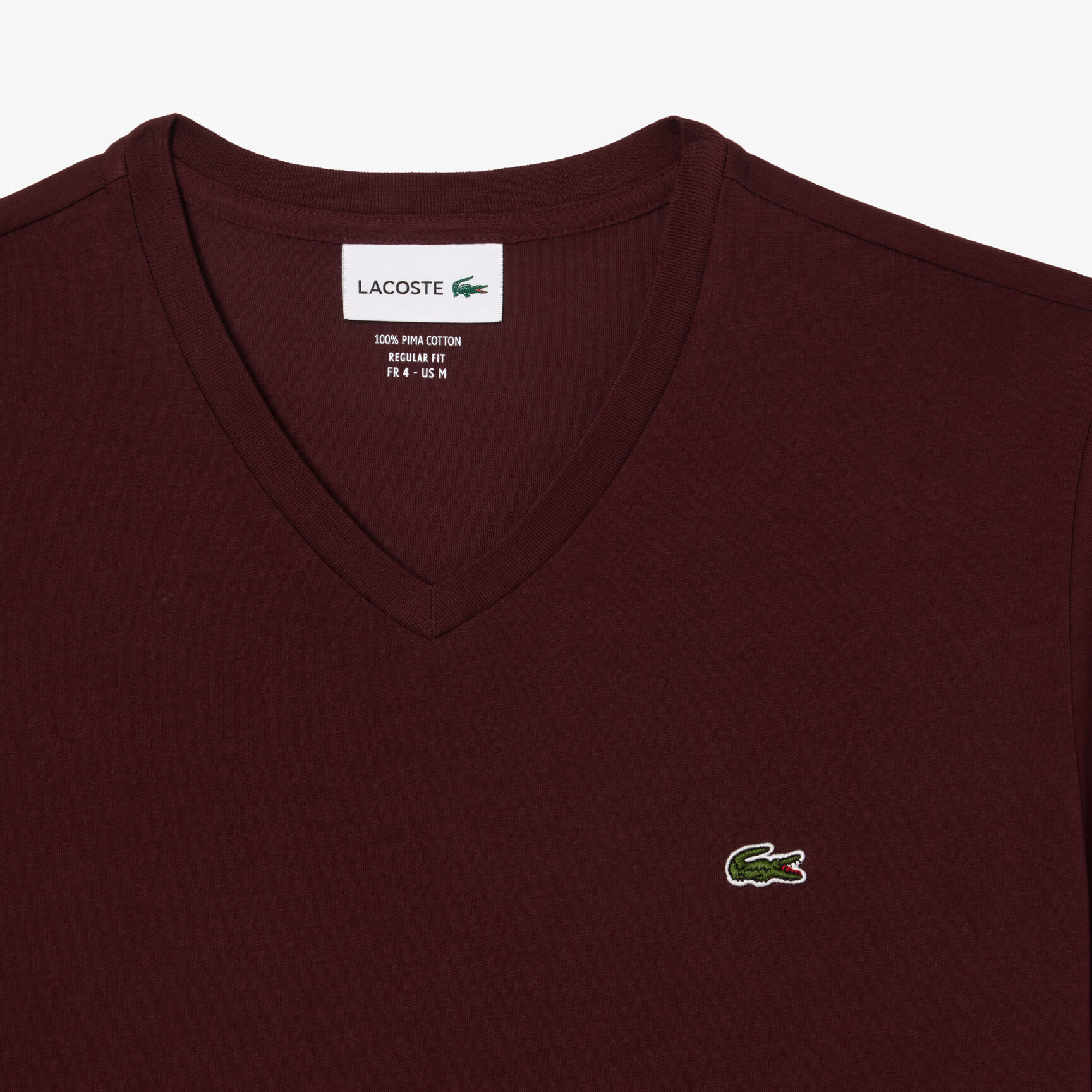 Lightweight Cotton Pima V Neck T-shirt Lightweight Cotton Pima V Neck T-shirt - TH6710-00-BZD