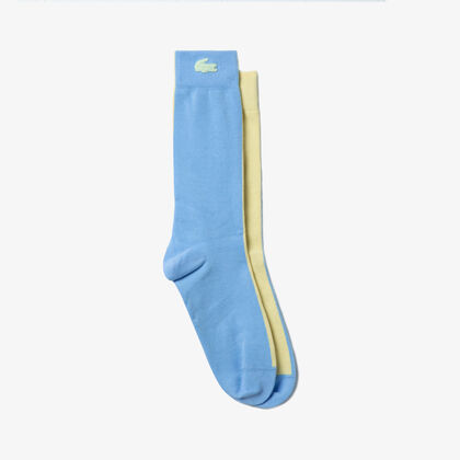 Unisex Lacoste Live Bicolor Stretch Cotton Socks