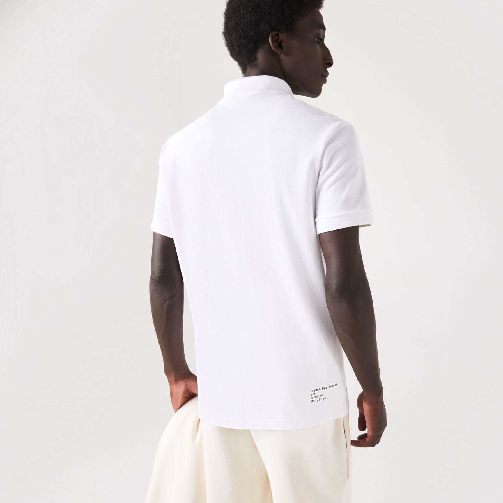 تيشيرت بولو لاكوست بيكيه ميني مطاطي بشعار الماركة للرجال تيشيرت بولو لاكوست بيكيه ميني مطاطي بشعار الماركة للرجال