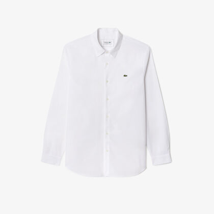 Slim Fit Stretch Cotton Poplin Shirt
