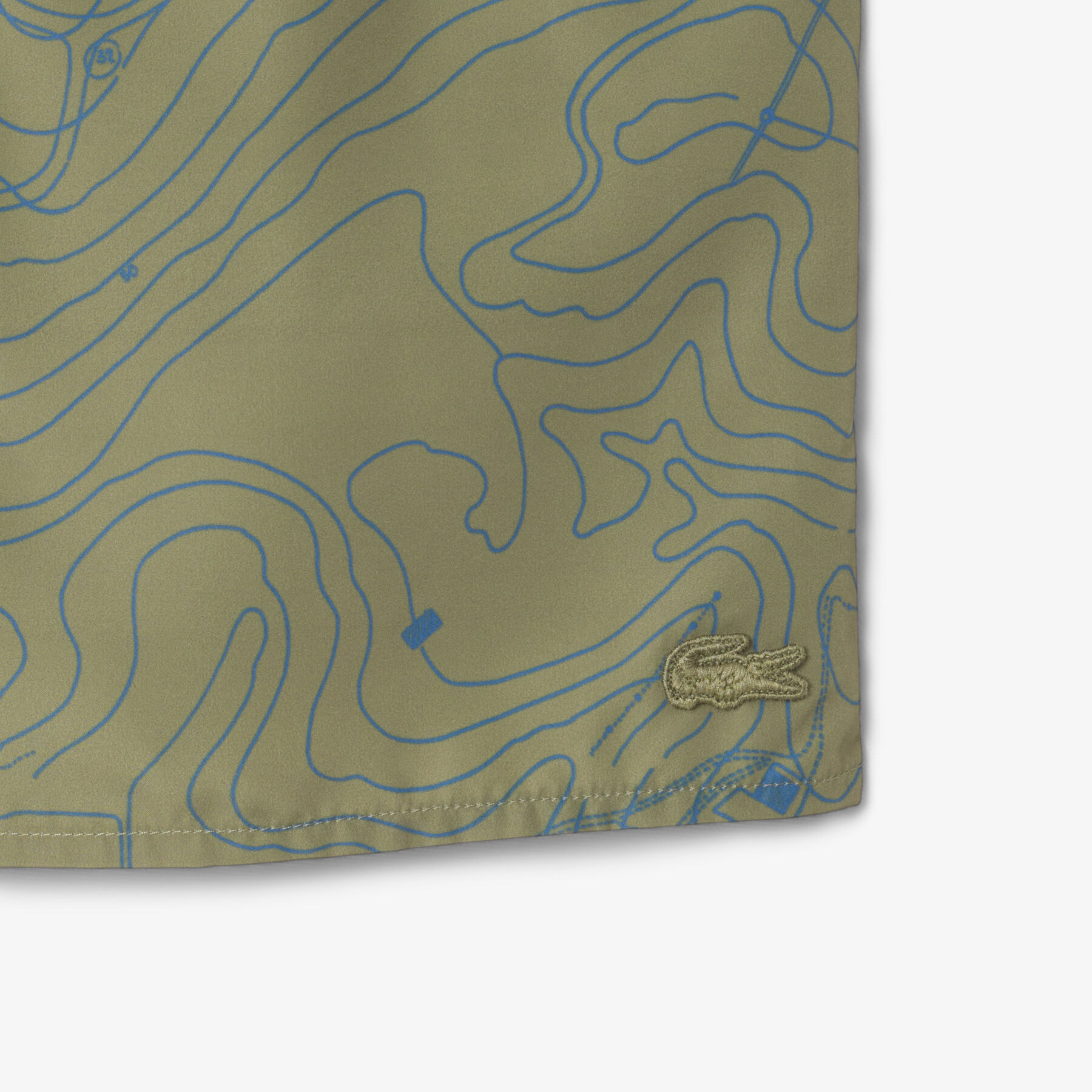 Mid Length Print Swim Trunks lacoste mid length print swim trunks