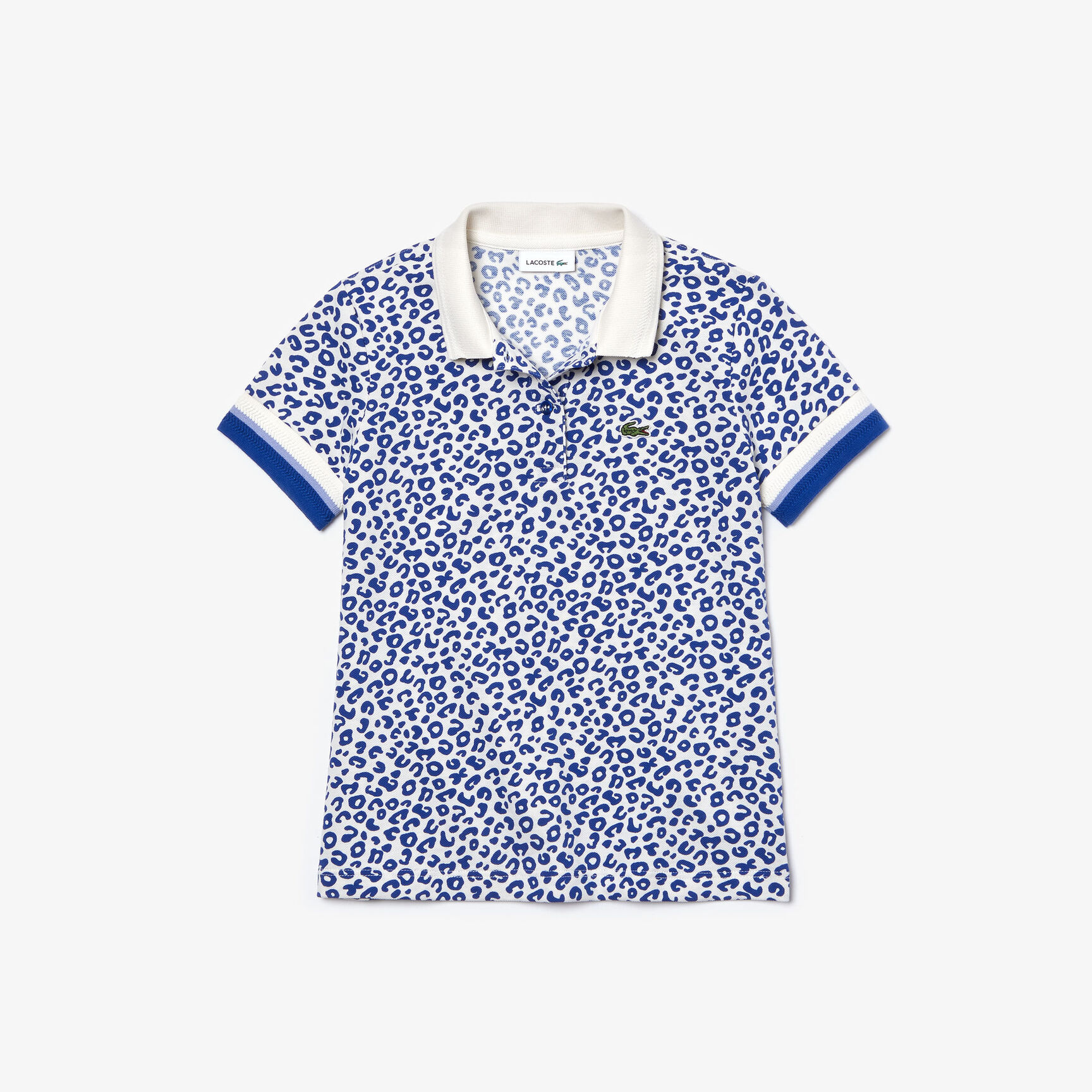 Girl’s Leopard Print Lacoste Polo Shirt Girl’s Leopard Print Lacoste Polo Shirt