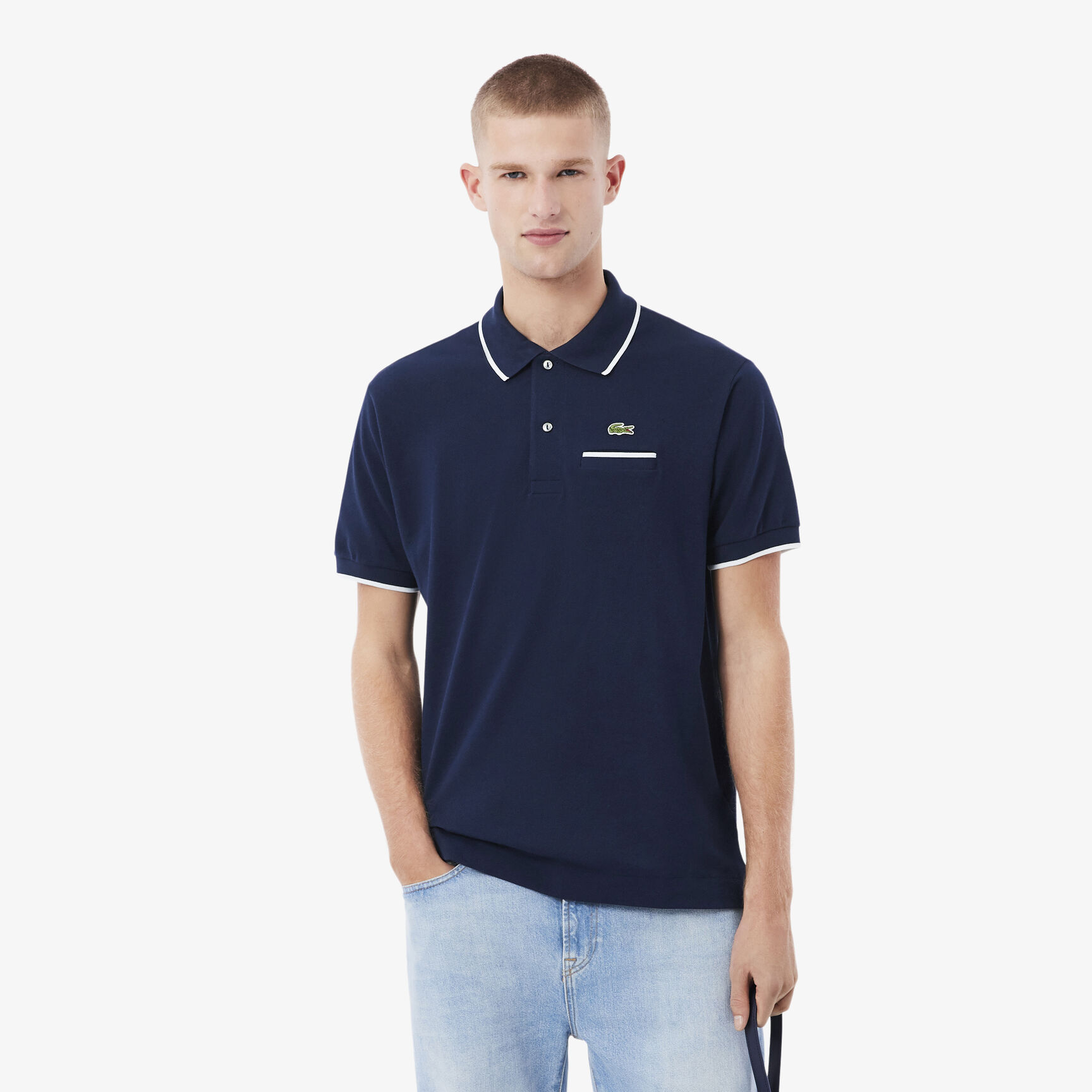Classic Fit Pocket Accent L.12.12 Polo Shirt - PH9838-00-HHW
