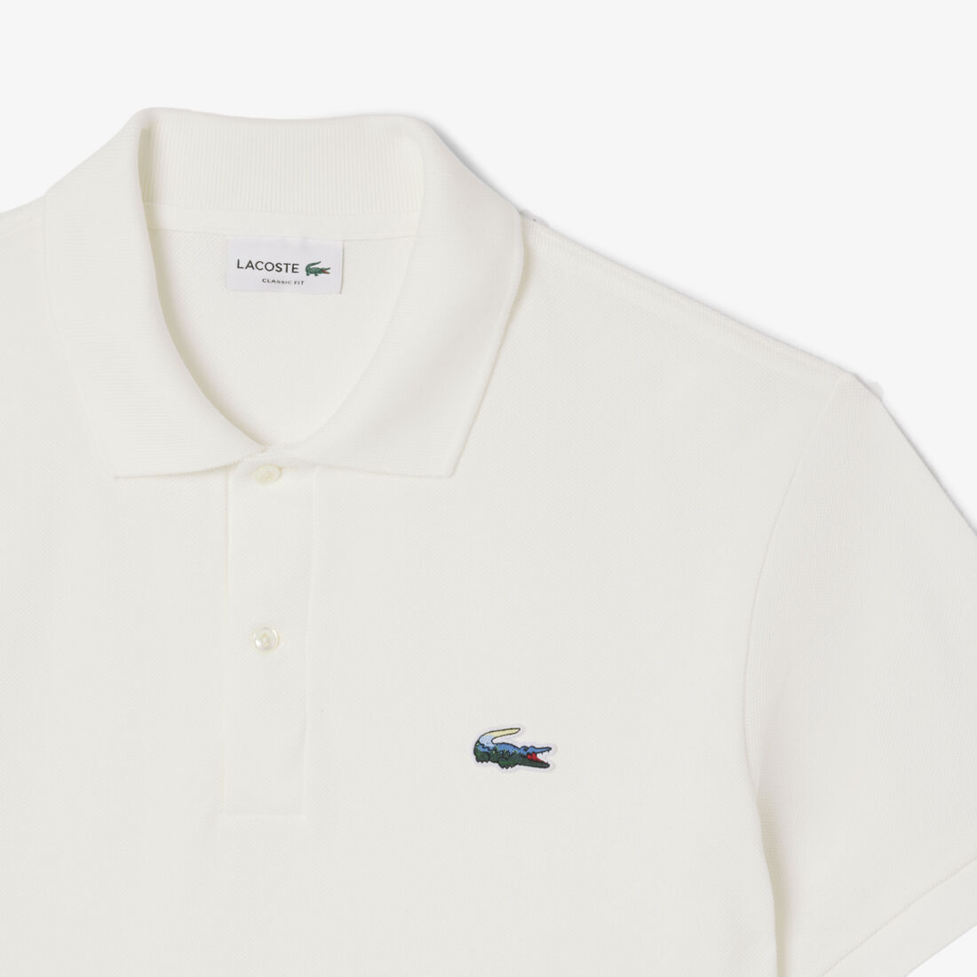 Classic Fit Landscape Crocodile Pique Polo Shirt lacoste classic fit landscape crocodile pique polo shirt