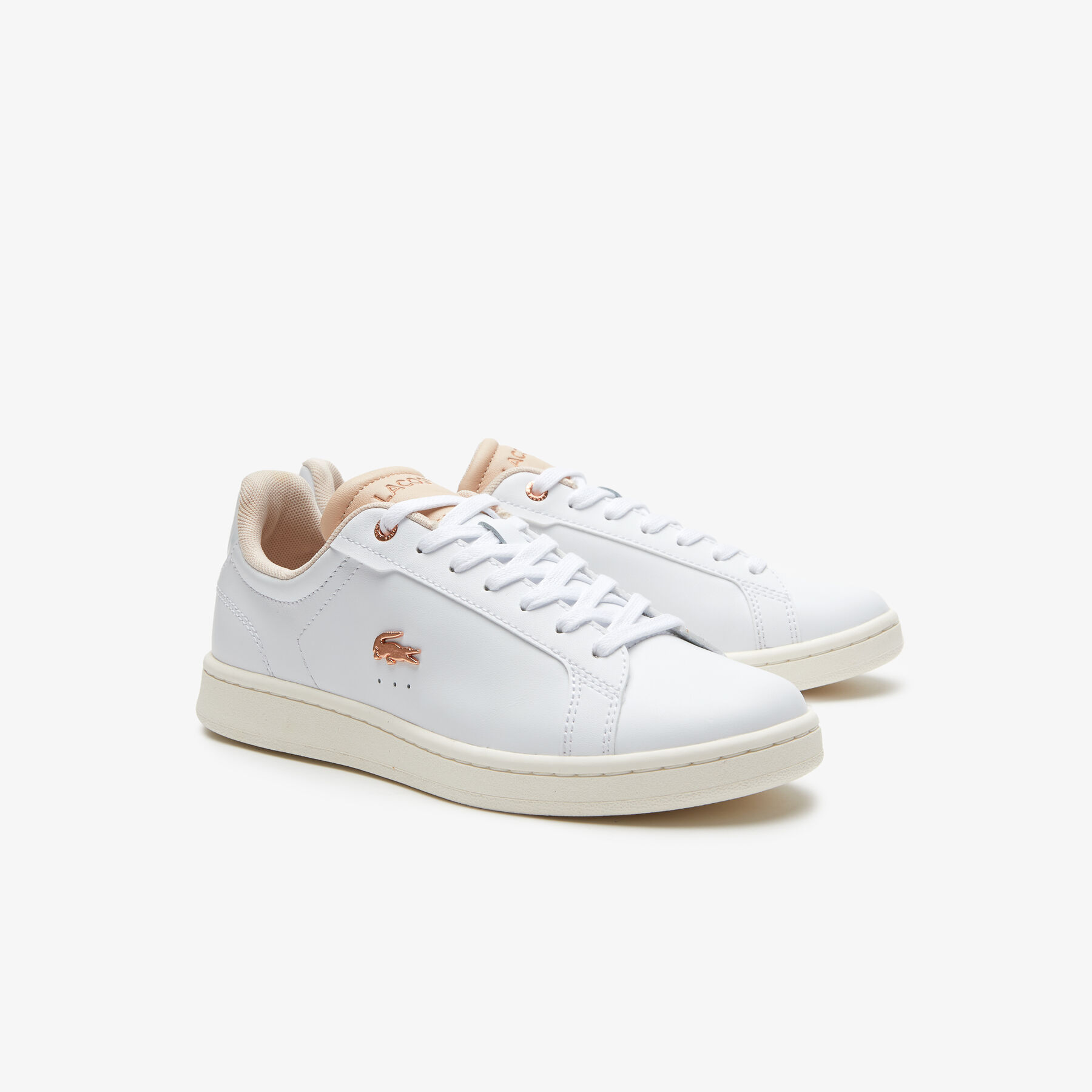 women s lacoste carnaby pro leather trainers