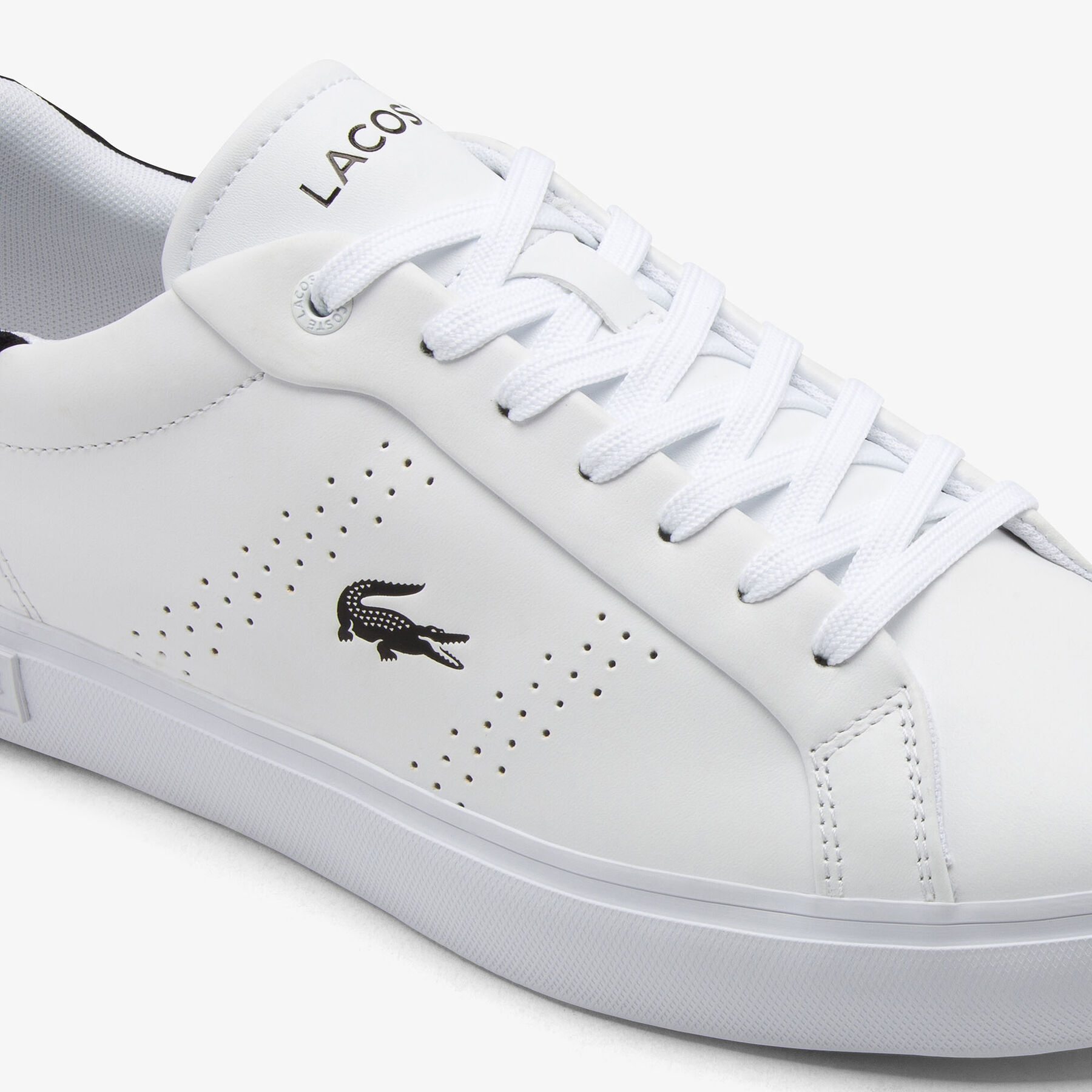 حذاء رياضي باور كورت رجالي 2.0 من الجلد Men's Powercourt 2.0 Leather Sneakers - 50SMA0148-147