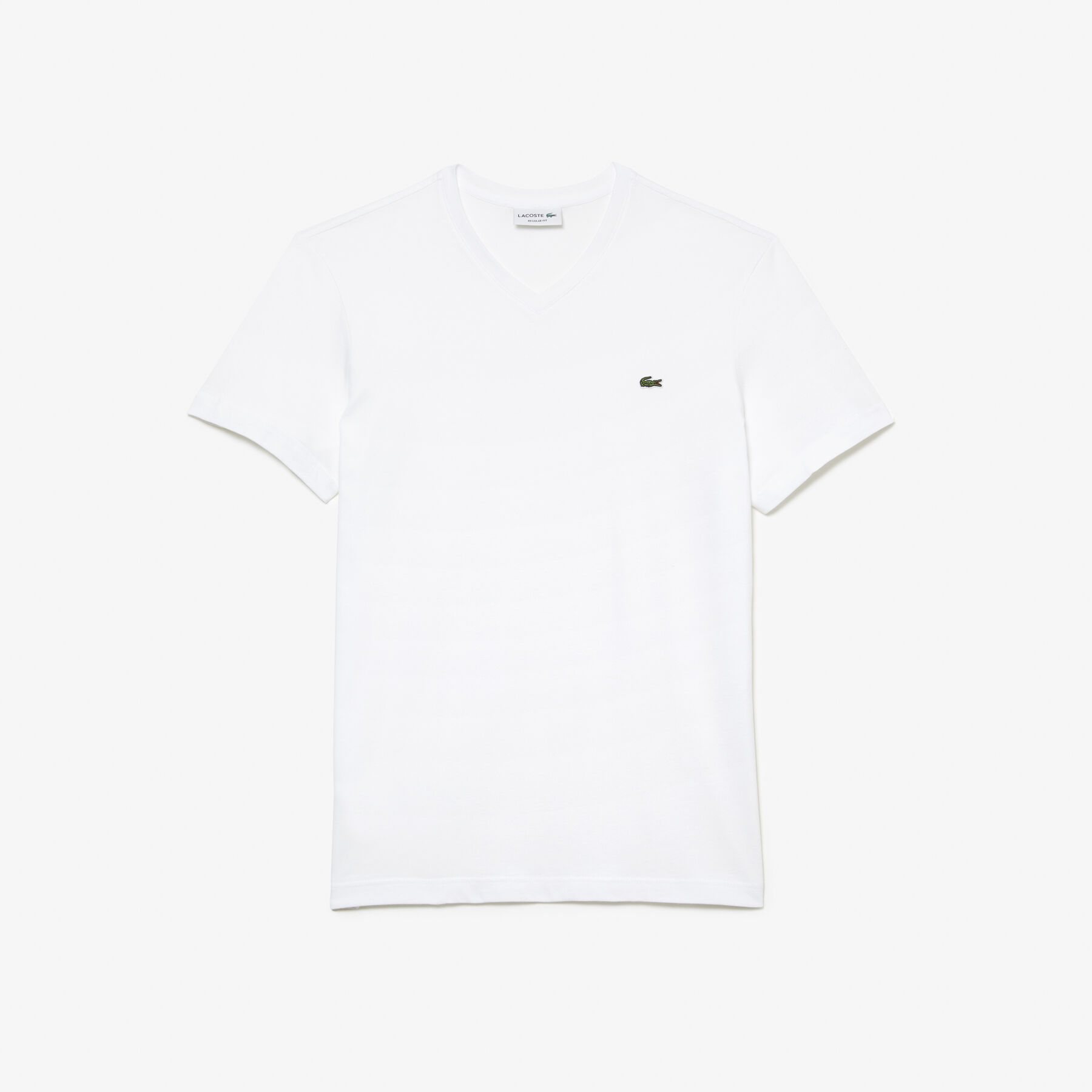 lacoste men s v neck cotton t shirt