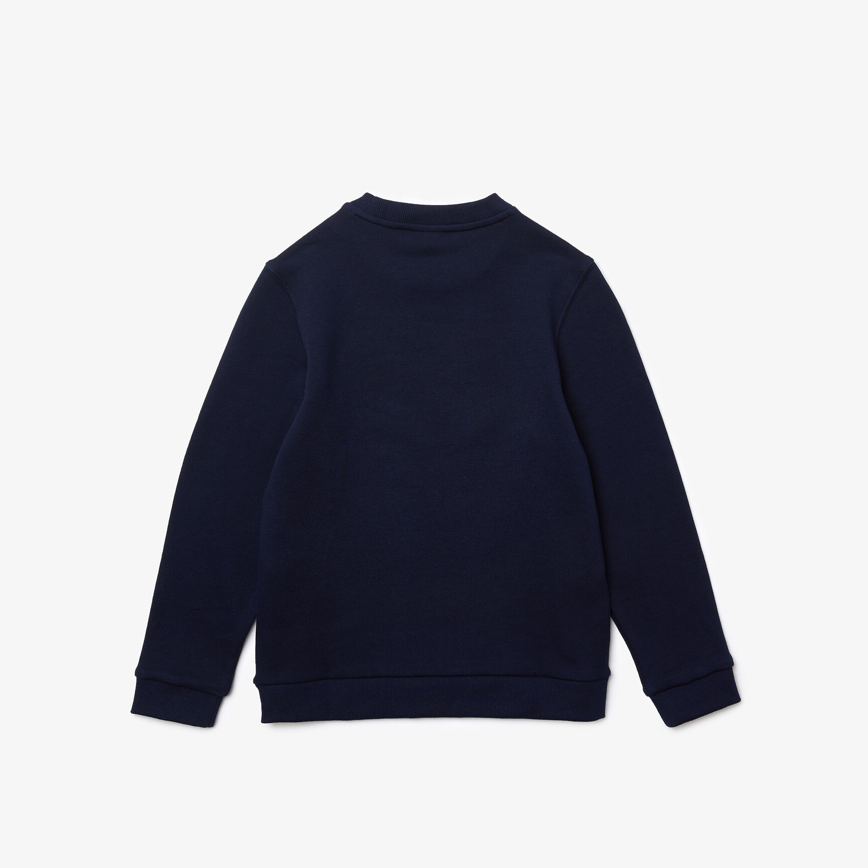 سويت شيرت صوف قطني بفتحة رقبة مستديرة وشعار التمساح للأطفال سويت شيرت صوف قطني بفتحة رقبة مستديرة وشعار التمساح للأطفال