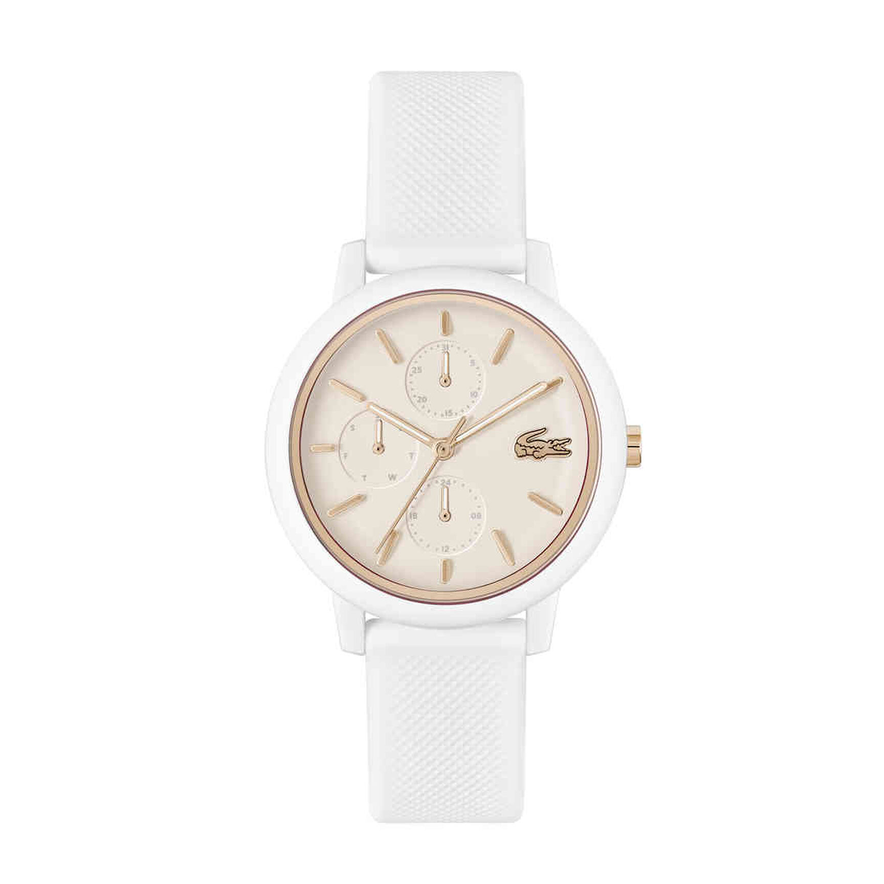 ساعة نسائية بسوار من السيليكون Unisex Automatic Watch - 2001326-CNG