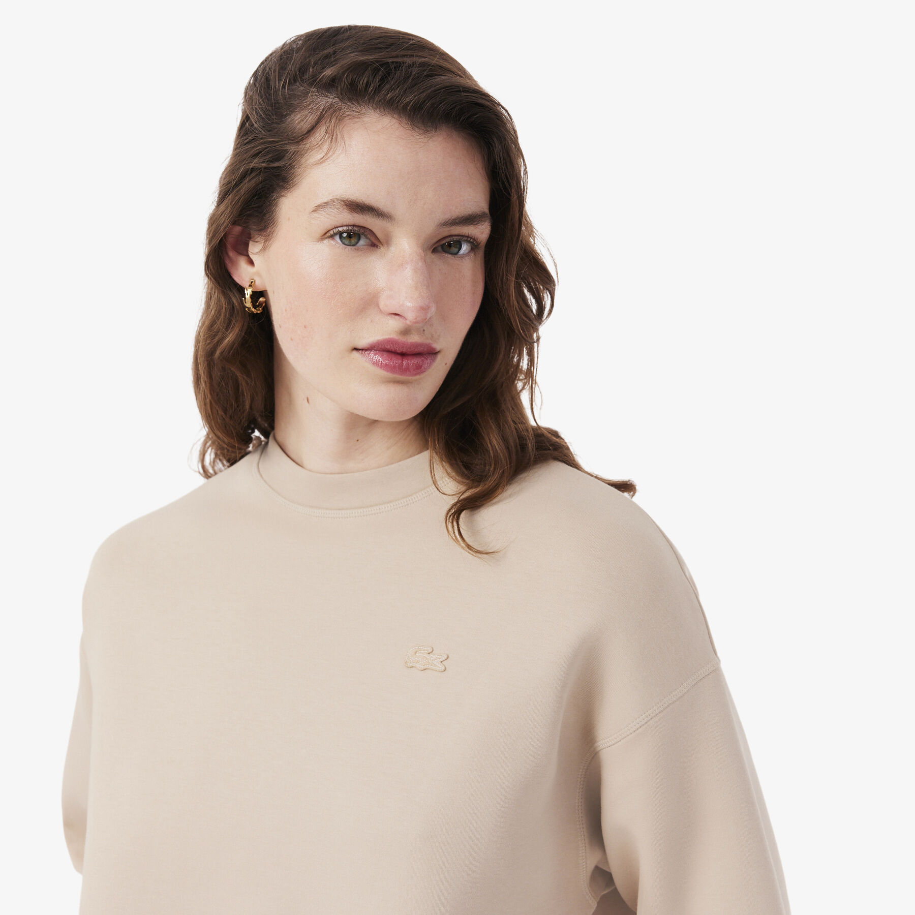 سترة جيرسي ذات وجهين كبيرة الحجم Oversized Double Face Jersey Sweatshirt - SF0046-00-X6F