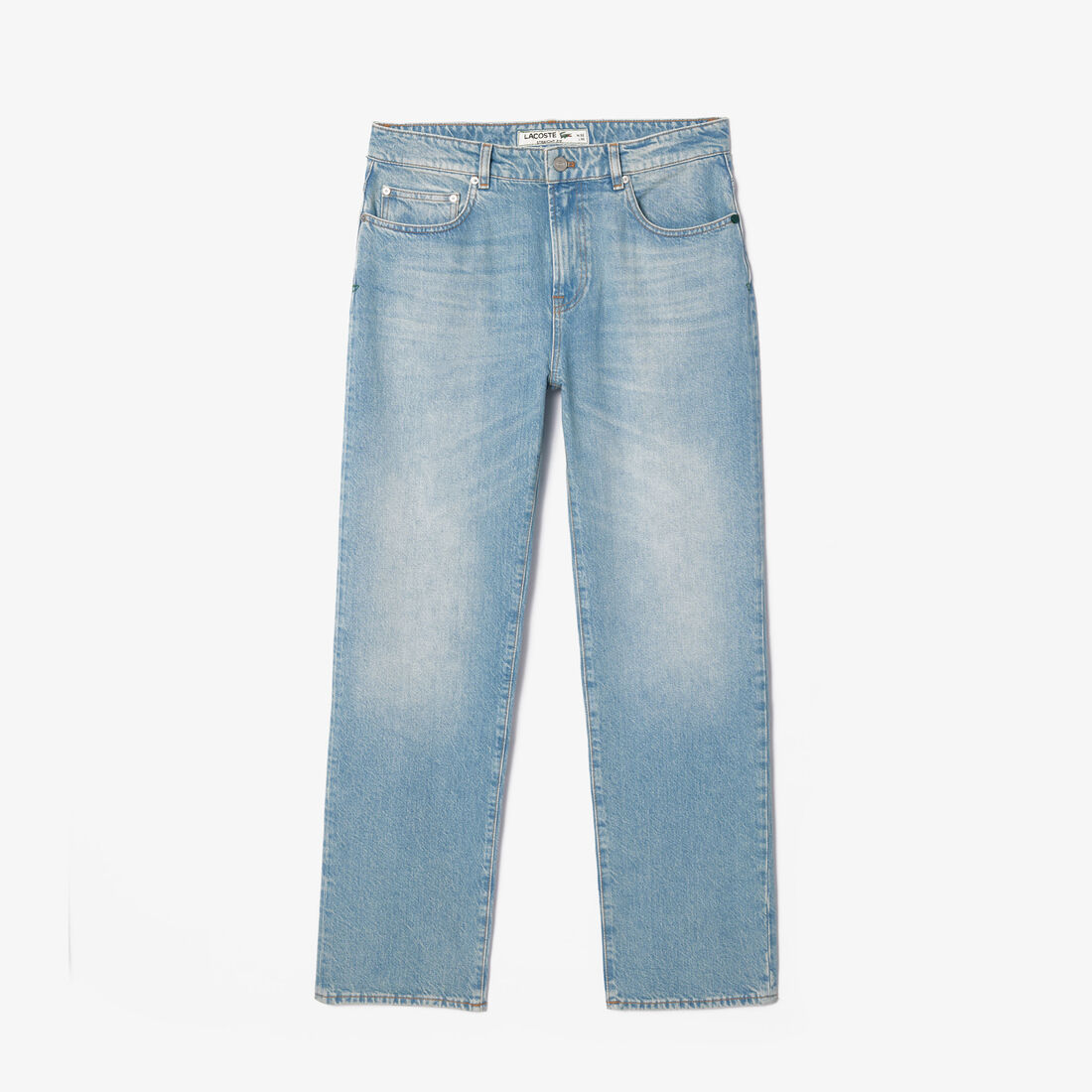 بنطال جينز بقصّة مستقيمة وخمسة جيوب 5 Pocket Straight Cut Indigo Jeans - HH2321-00-MKU