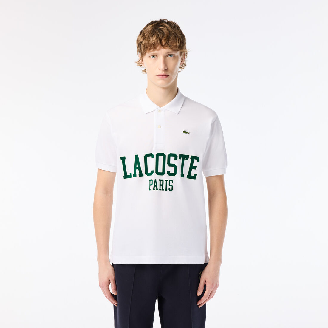 Original L.12.12 Lacoste Flocked Pique Polo Shirt - PH7419-00-001