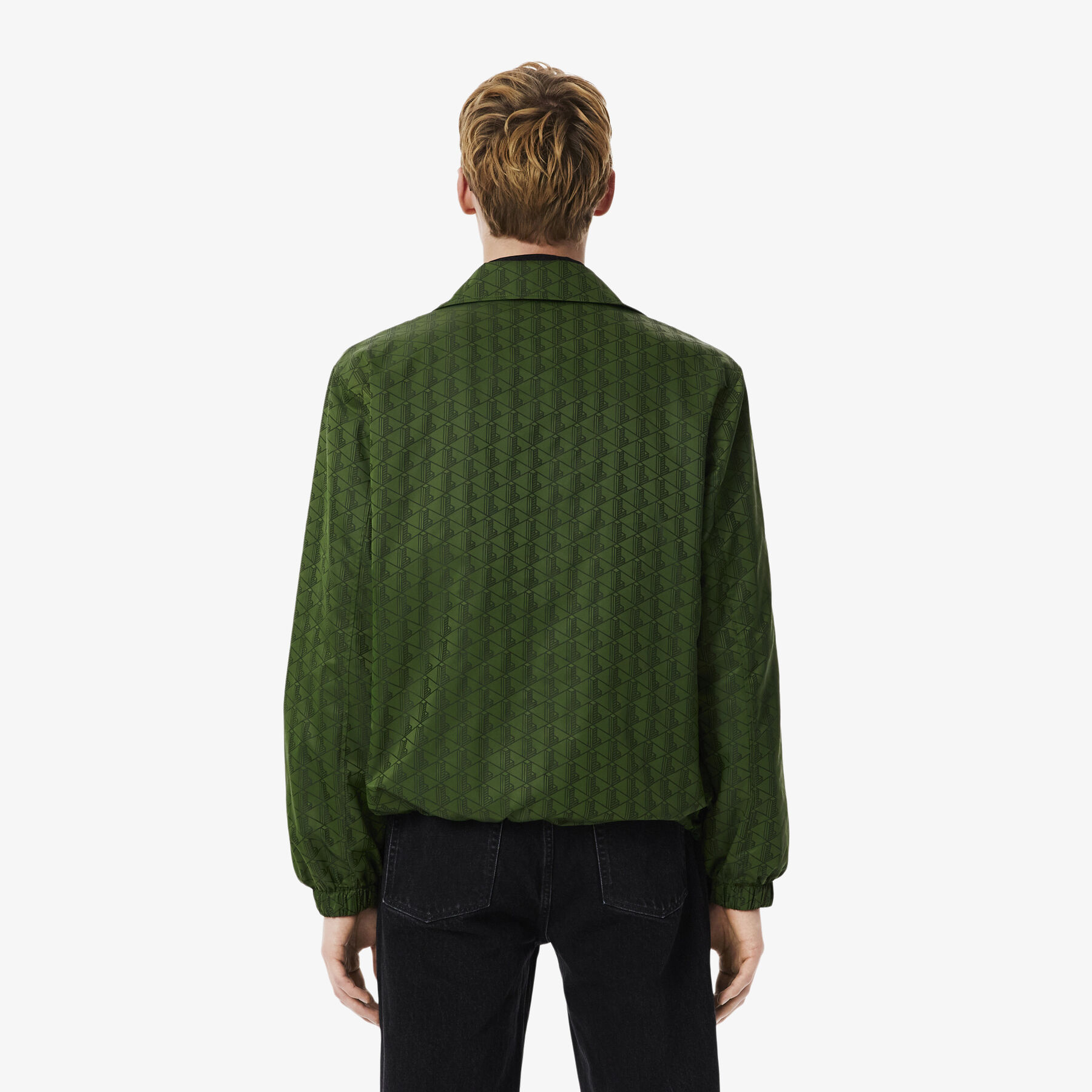 Reversible Bi Material Monogram Jacket lacoste reversible bi material monogram jacket