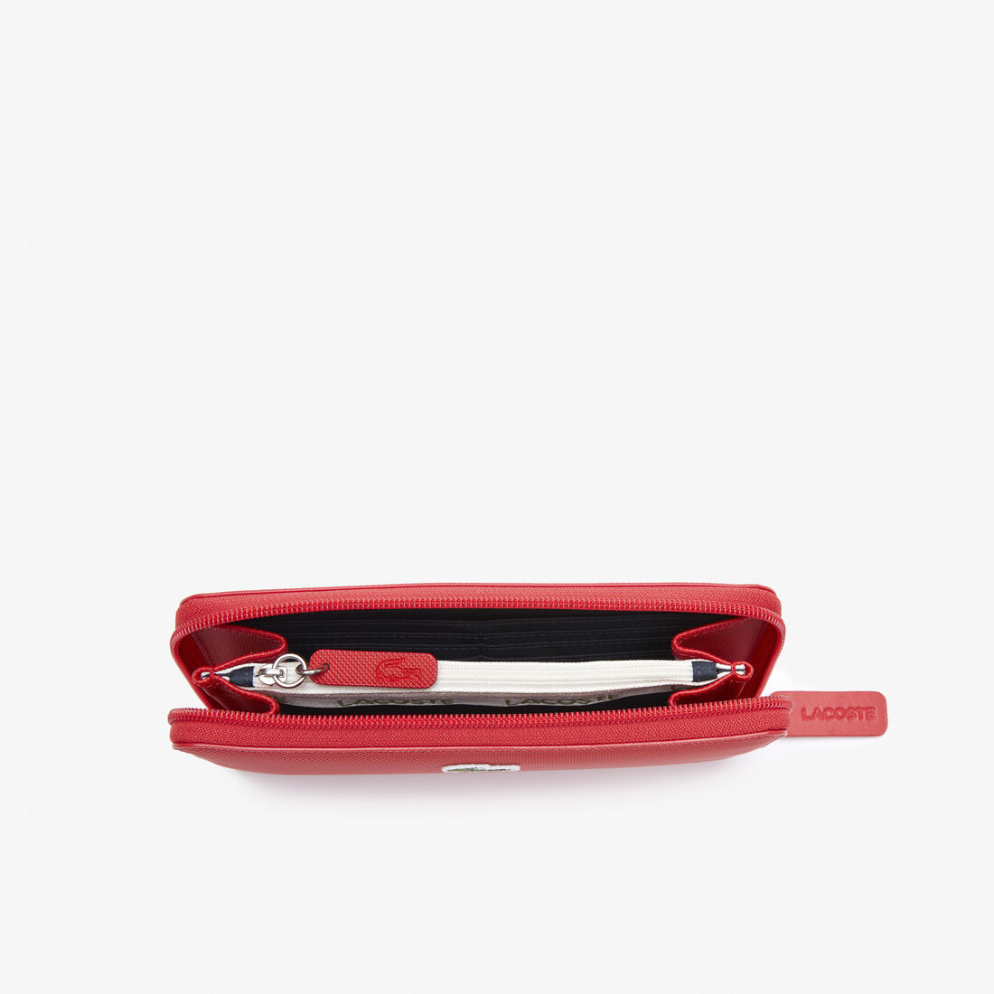 Large L.12.12 Concept Billfold Women's L.12.12 Concept Petit Pique 12 Card Zip Wallet - NF2900PO-883