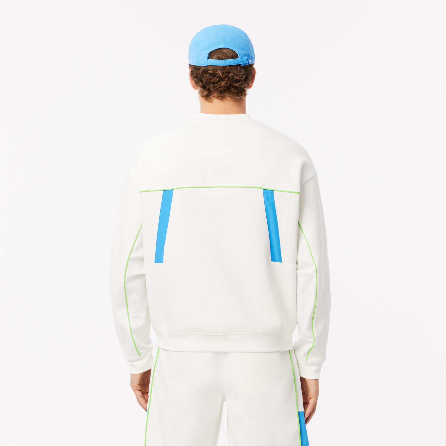 سترة بيكيه فضفاضة Loose Fit Pique Sweatshirt - SH3441-00-IBD