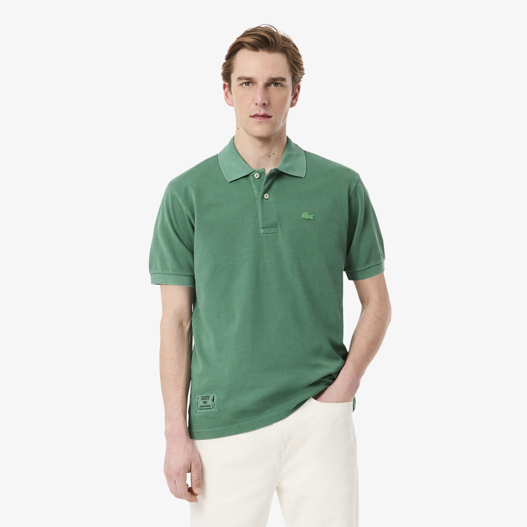 Classic Fit L.12.12 Washed Effect Polo Shirt - PH9868-00-132