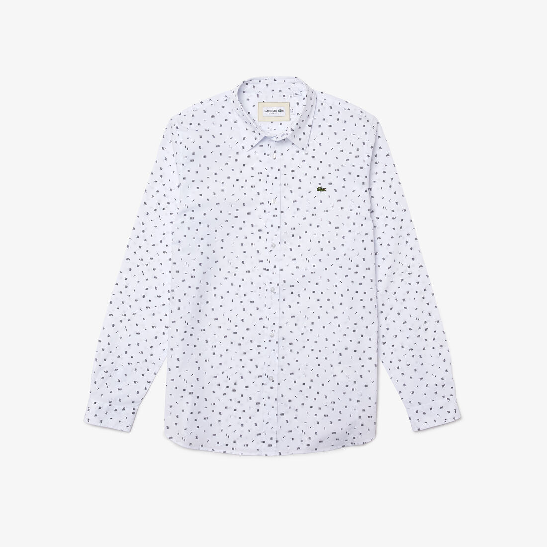 Men’s Slim Fit Finely Patterned Cotton Poplin Shirt Men’s Slim Fit Finely Patterned Cotton Poplin Shirt