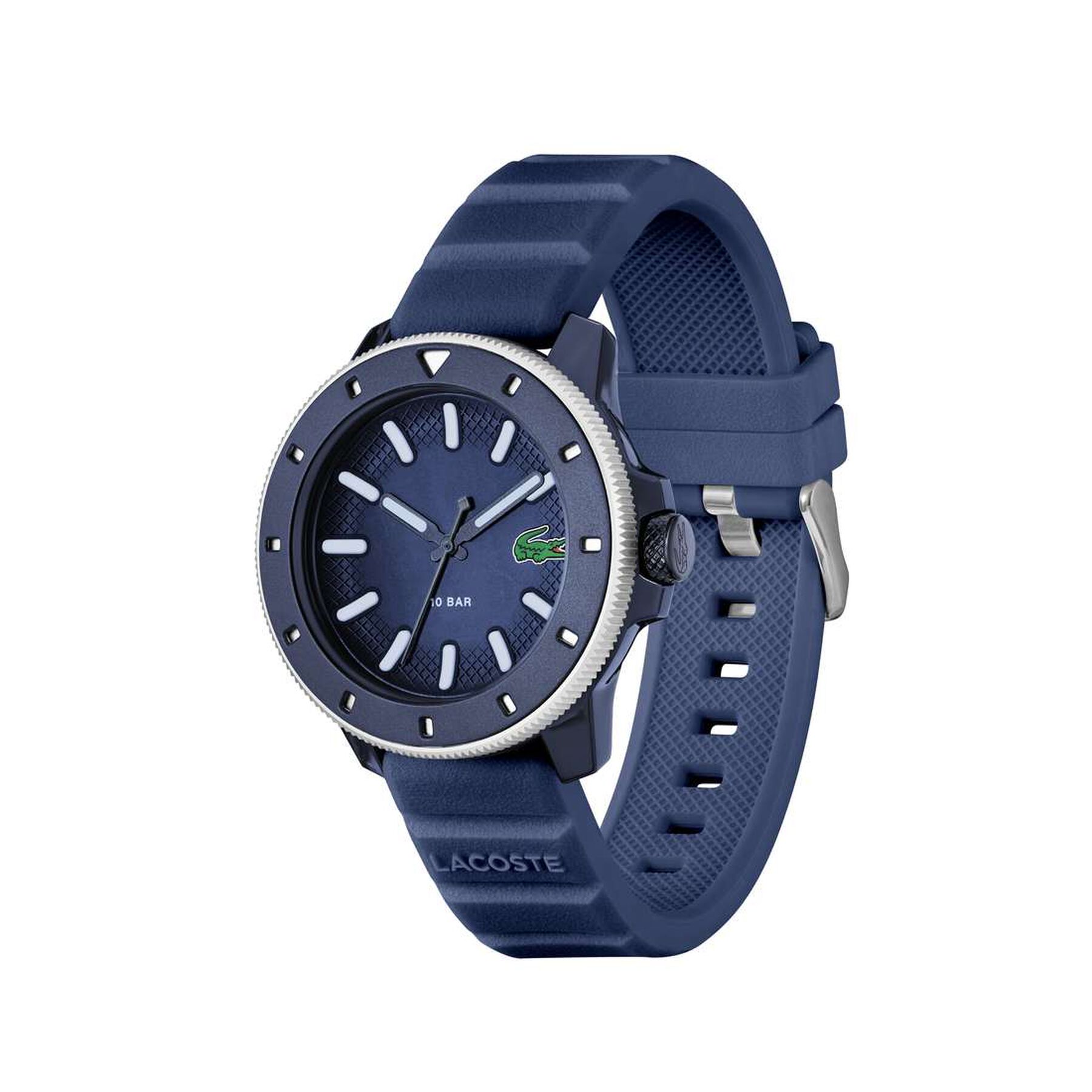 Men Silicone Strap Watch Men Silicone Strap 3 Hand Quartz Watch - 2011413-BLU