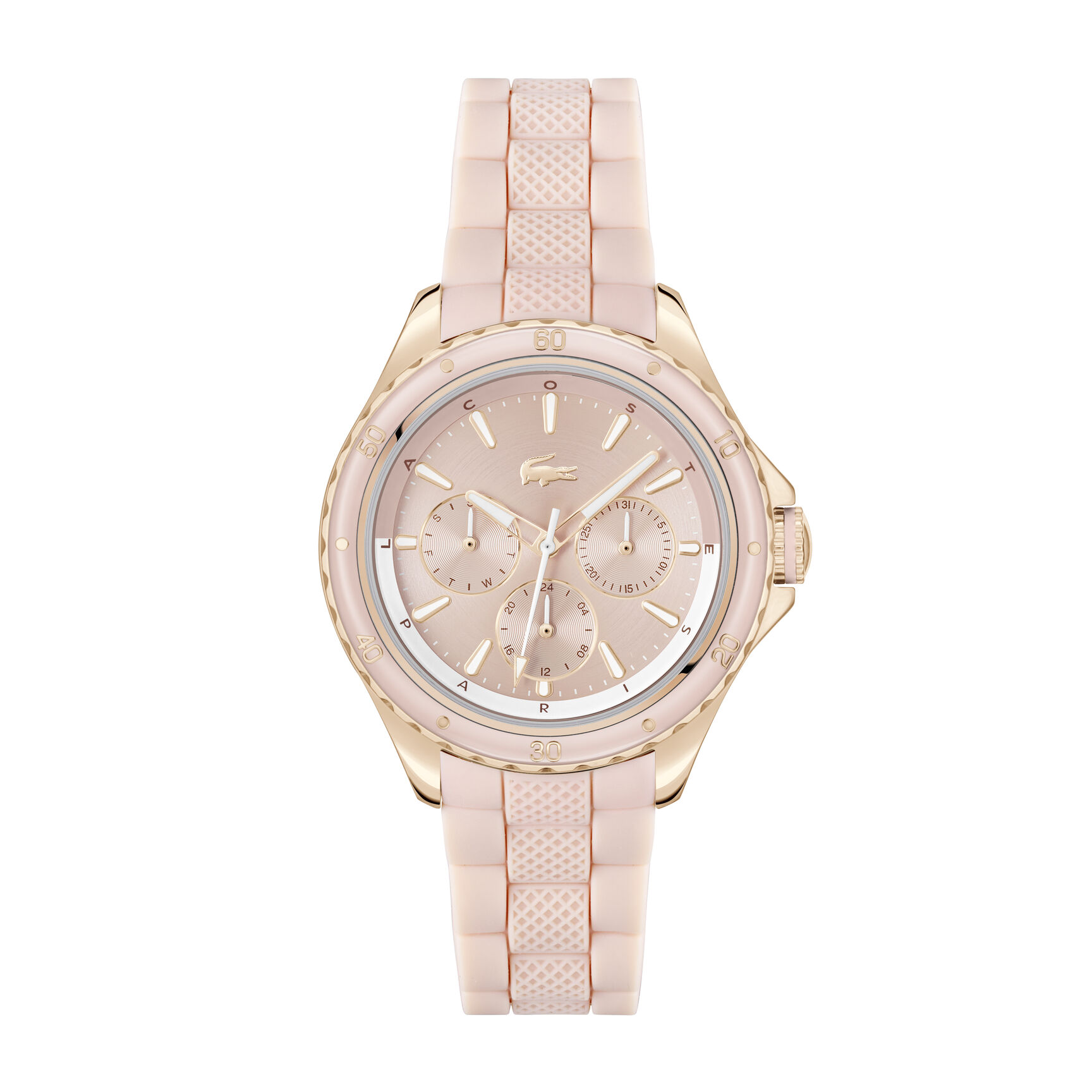 ساعة Santorini بسوار سيليكون بلون Blush Santorini Blush Silicone Watch - 2001457-BLUSH
