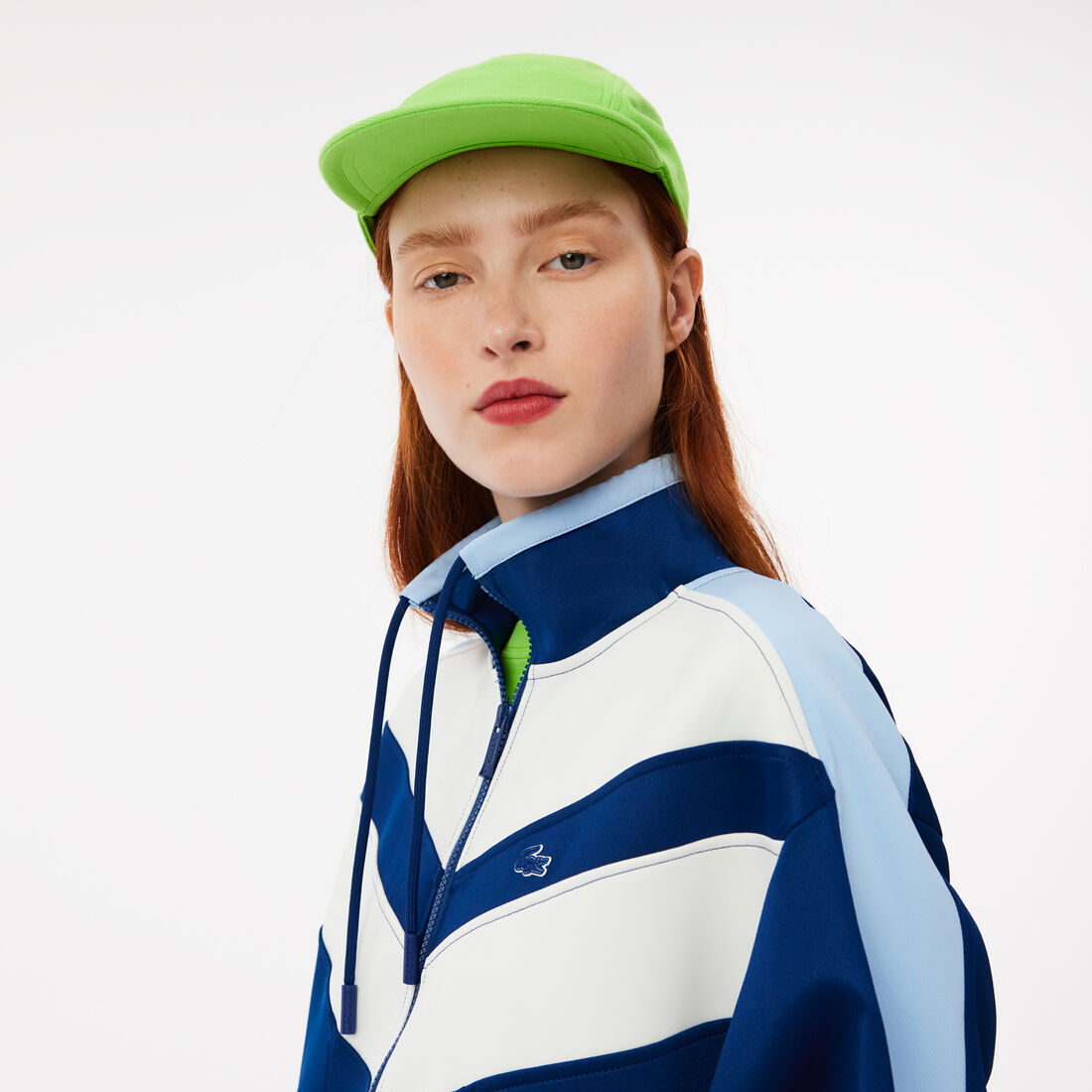 Color-Block Interlock Sweatshirt Dress Color-Block Interlock Sweatshirt Dress - EF4946-00-I5T