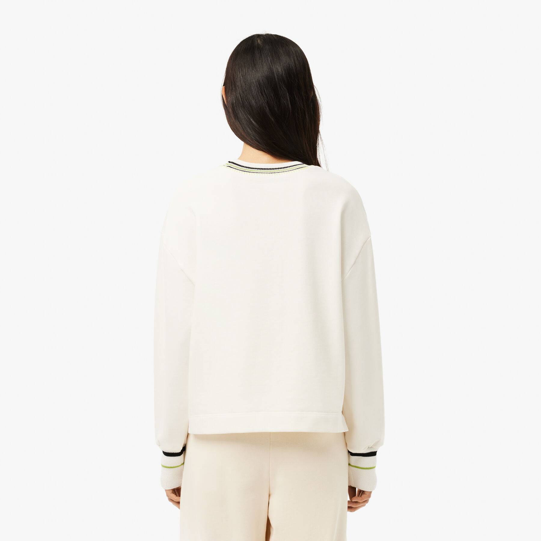 lacoste french made fleece sweatshirt
