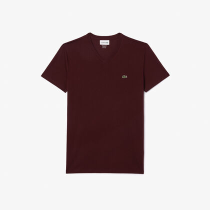 Lightweight Cotton Pima V Neck T-shirt