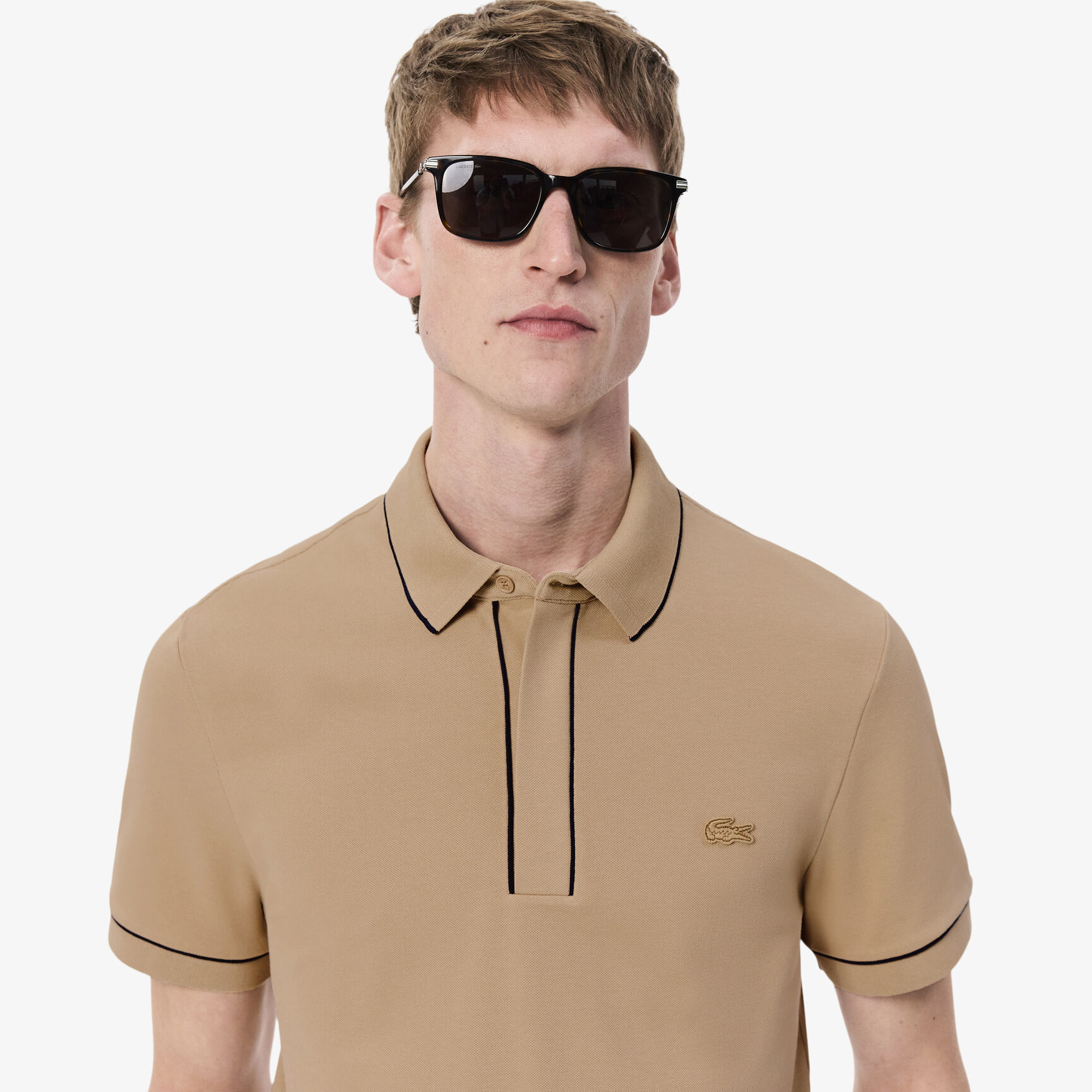 Regular Fit Paris Stretch Pique Polo Shirt - PH8184-00-02S