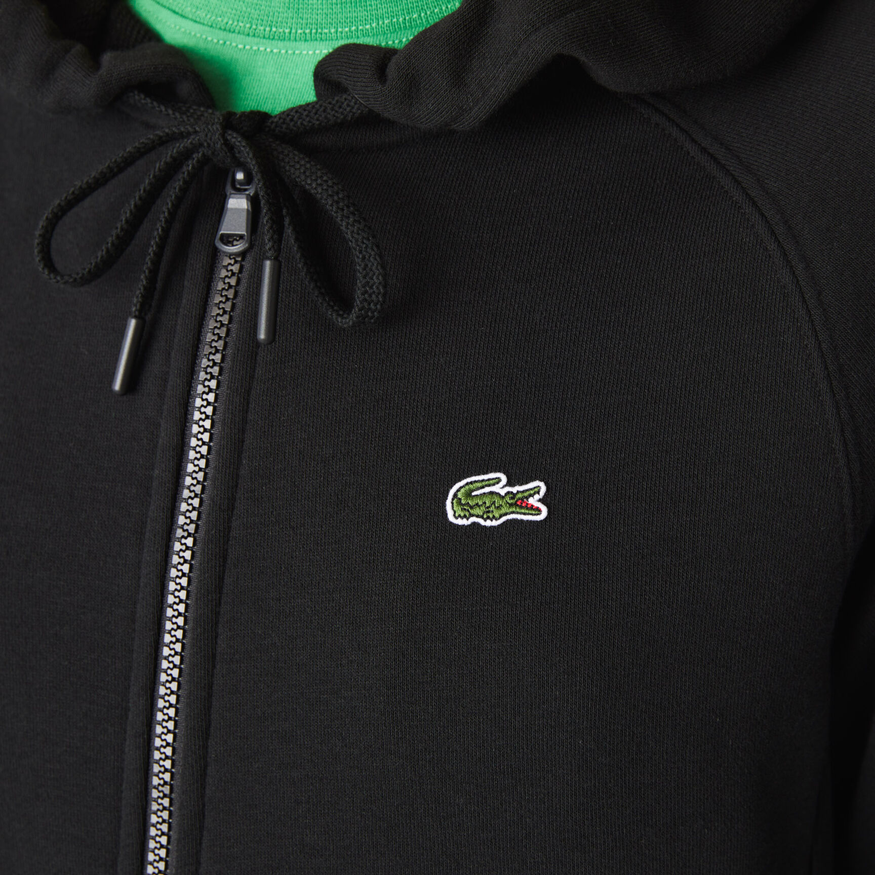 سويت شيرت للتنس من الصوف بسحاب وغطاء رأس مجموعة Lacoste SPORT للنساء سويت شيرت للتنس من الصوف بسحاب وغطاء رأس مجموعة Lacoste SPORT للنساء