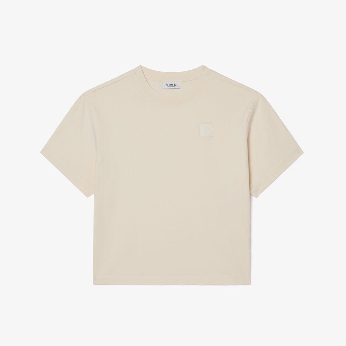 Oversized Wash Effect Badge T-shirt Oversized Wash Effect Badge T-shirt - TF4122-00-XFJ