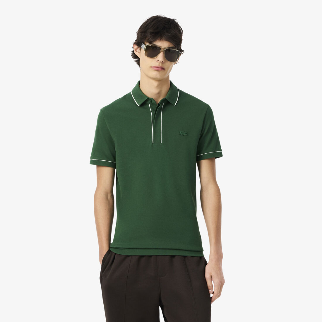 Regular Fit Paris Stretch Pique Polo Shirt - PH8184-00-132
