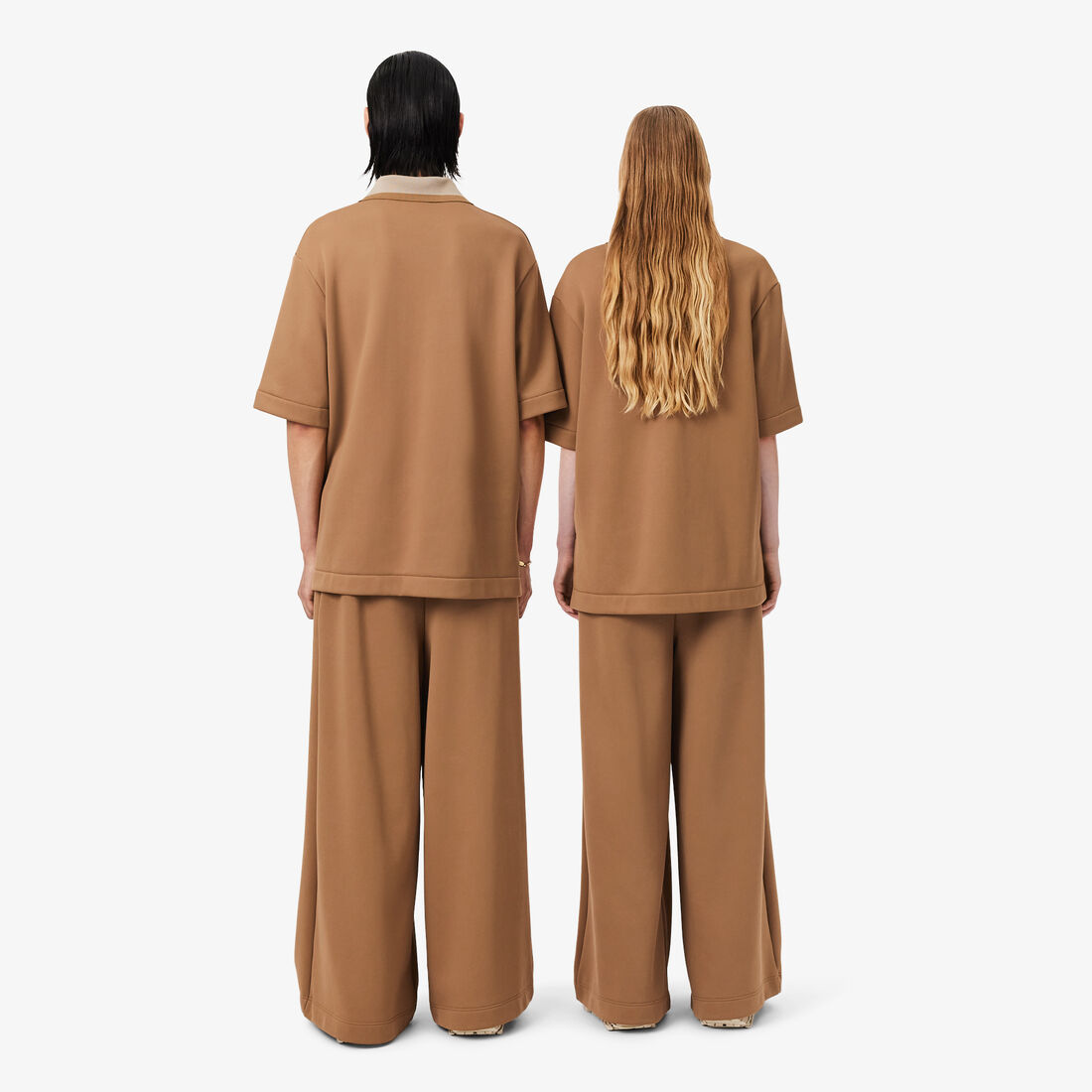 بنطال رياضي من الساتان المطوي Runway Pleated Satin Joggers - XH3750-00-SIX