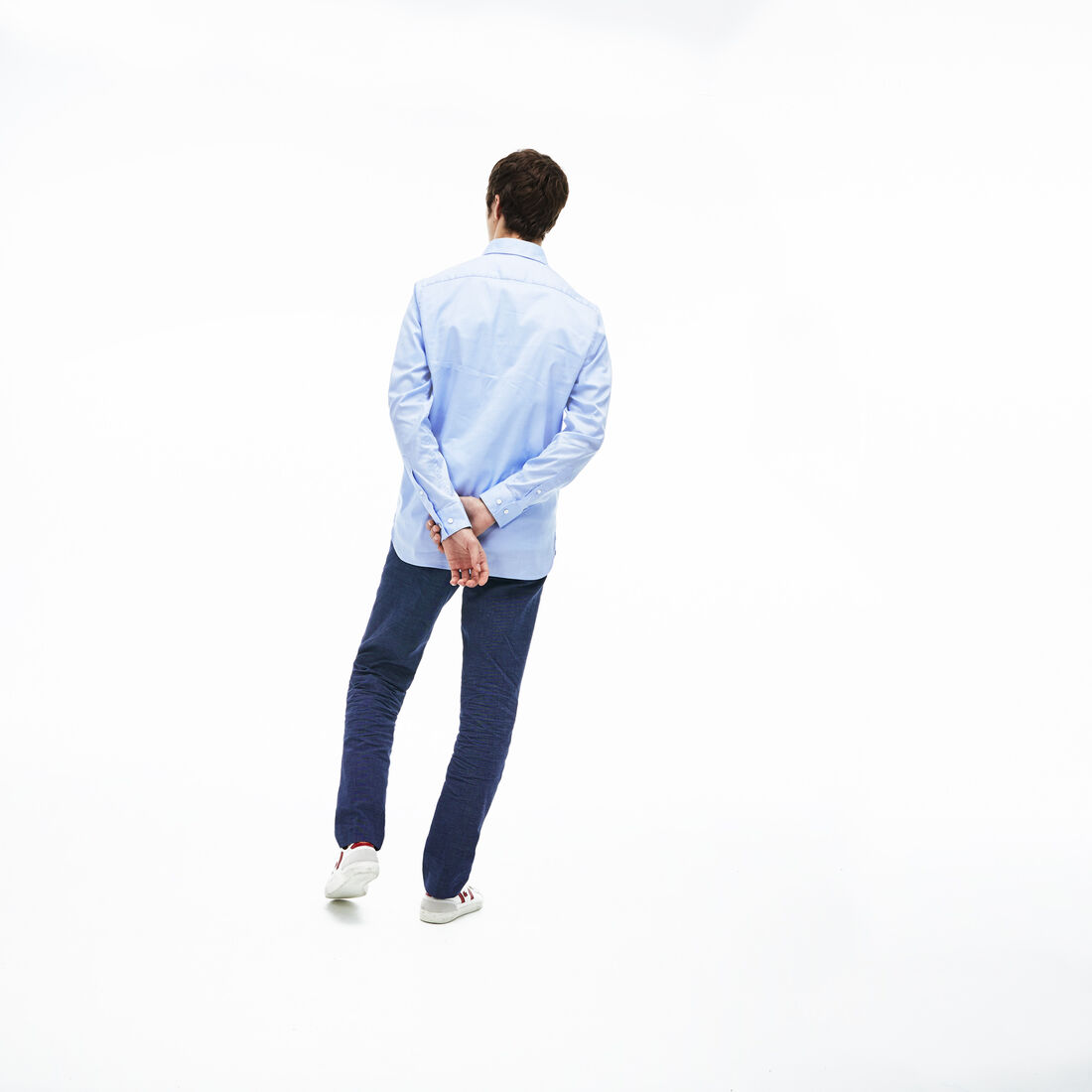 قميص للرجال ذو قصة ضيقة من قطن بينبوينت المرن قميص للرجال ذو قصة ضيقة من قطن بينبوينت المرن