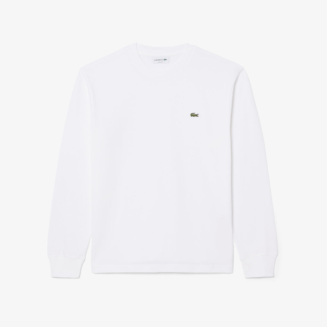 Long Sleeved Cotton T-shirt lacoste long sleeved cotton t shirt