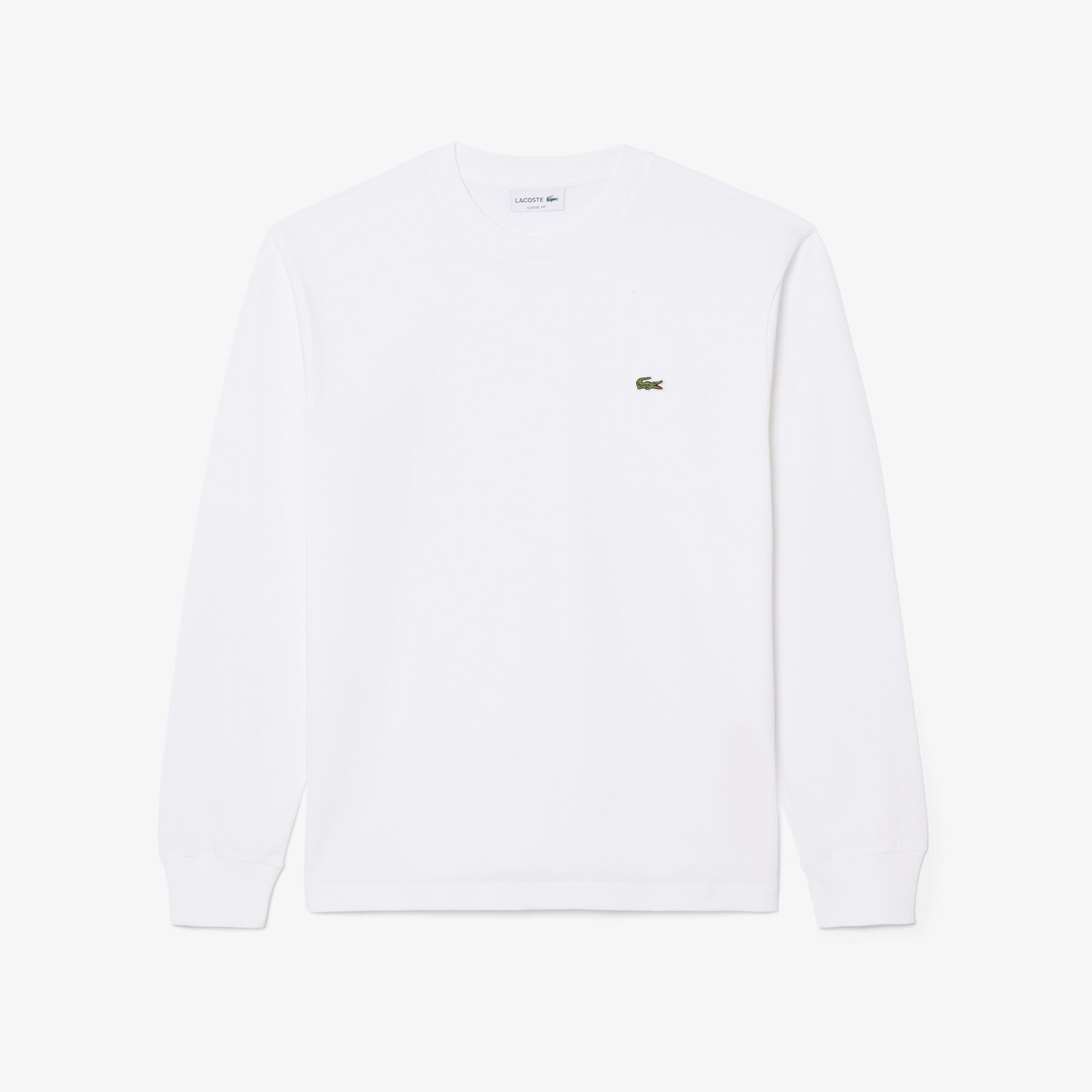 Long Sleeved Cotton T-shirt lacoste long sleeved cotton t shirt