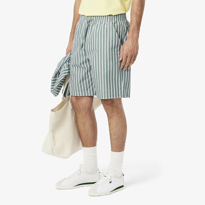 Relaxed Fit Striped Shorts