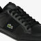 lacoste men s chaymon bl leather and synthetic tonal trainers