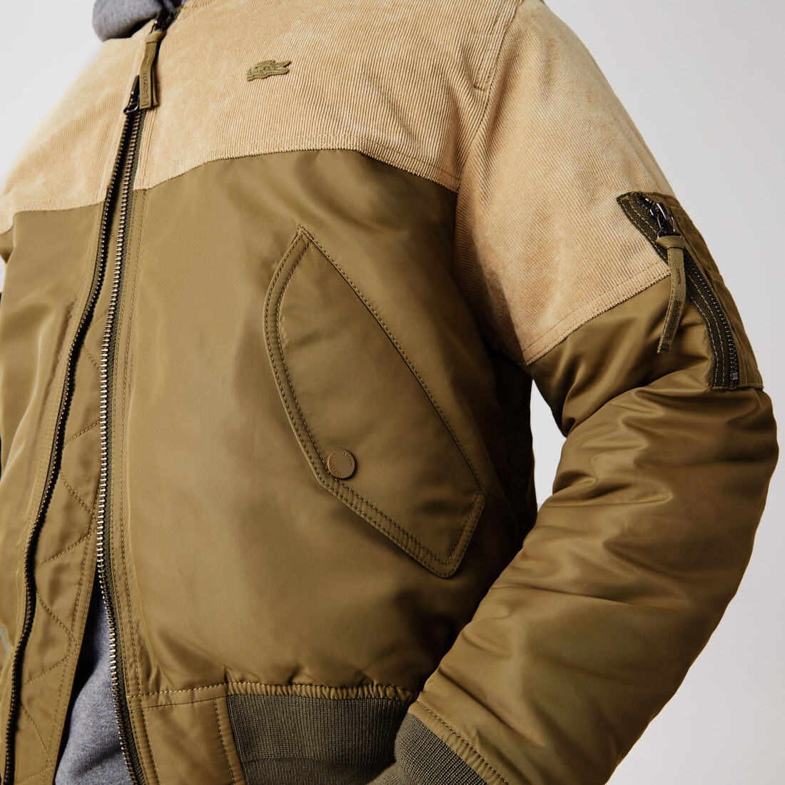 جاكيت منتفخ مبطن بسحّاب للرجال جاكيت منتفخ مبطن بسحّاب للرجال