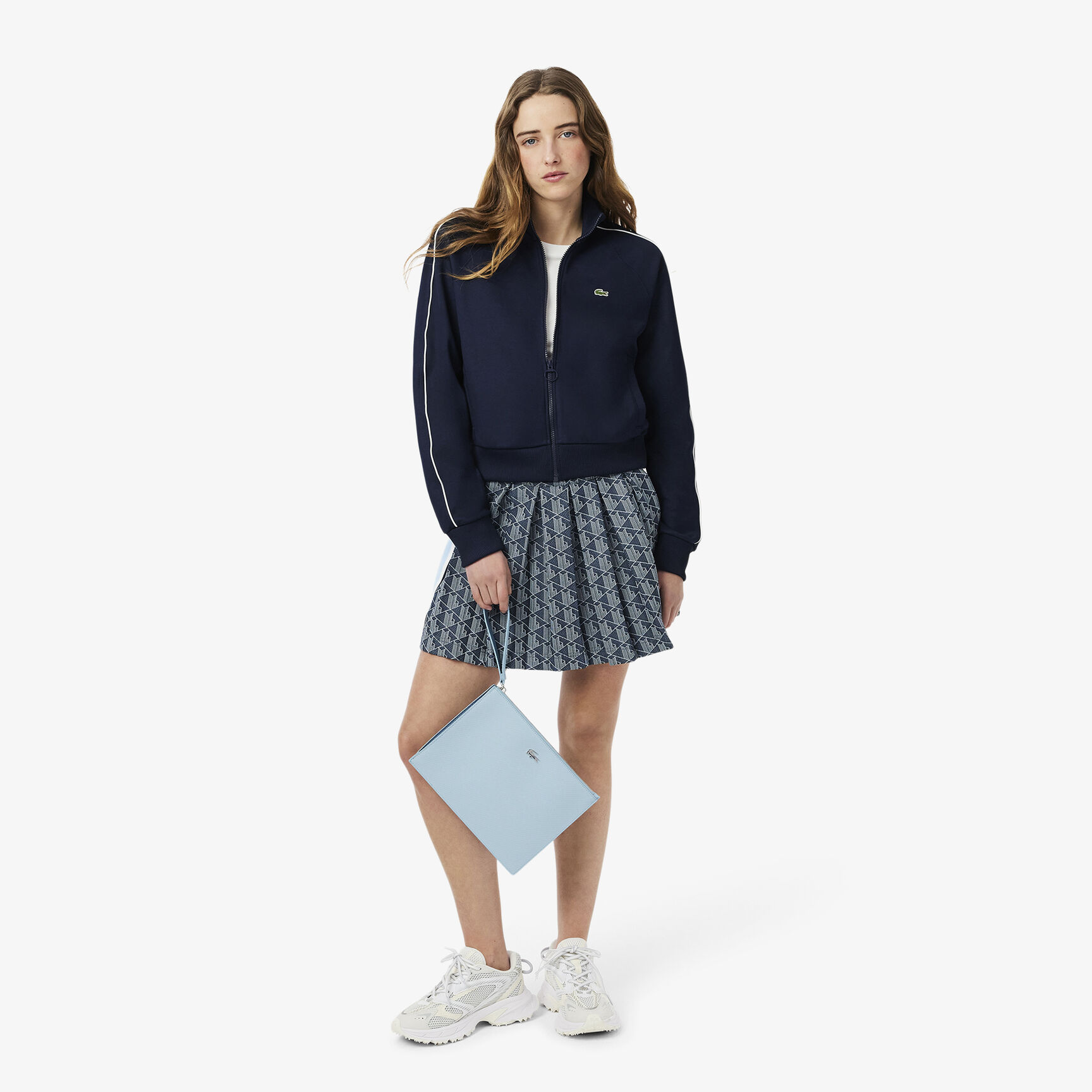 Anna Coated Pique Canvas Pouch - NF2791AA-Q63