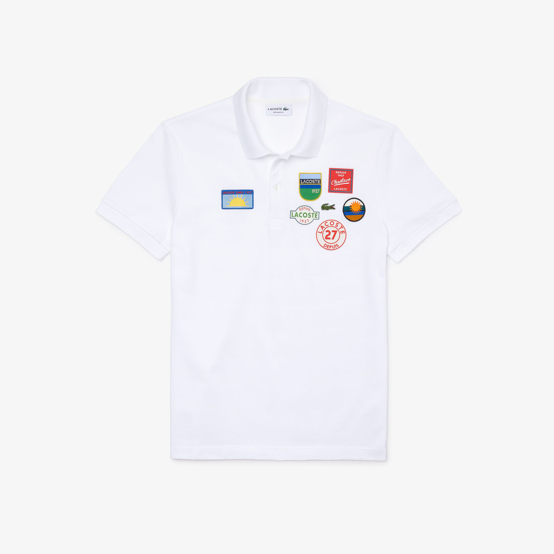 Men’s Lacoste Regular Fit Badge Cotton Polo Men’s Lacoste Regular Fit Badge Cotton Polo