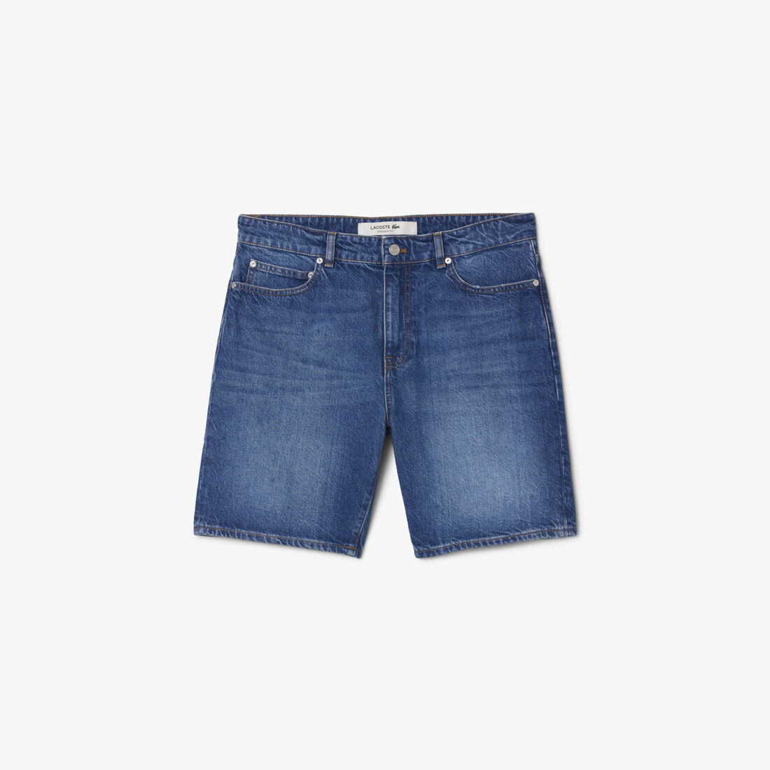 شورت برمودا جينز بقصّة مستقيمة Straight Fit Denim Bermuda Shorts - FH9932-00-MK9