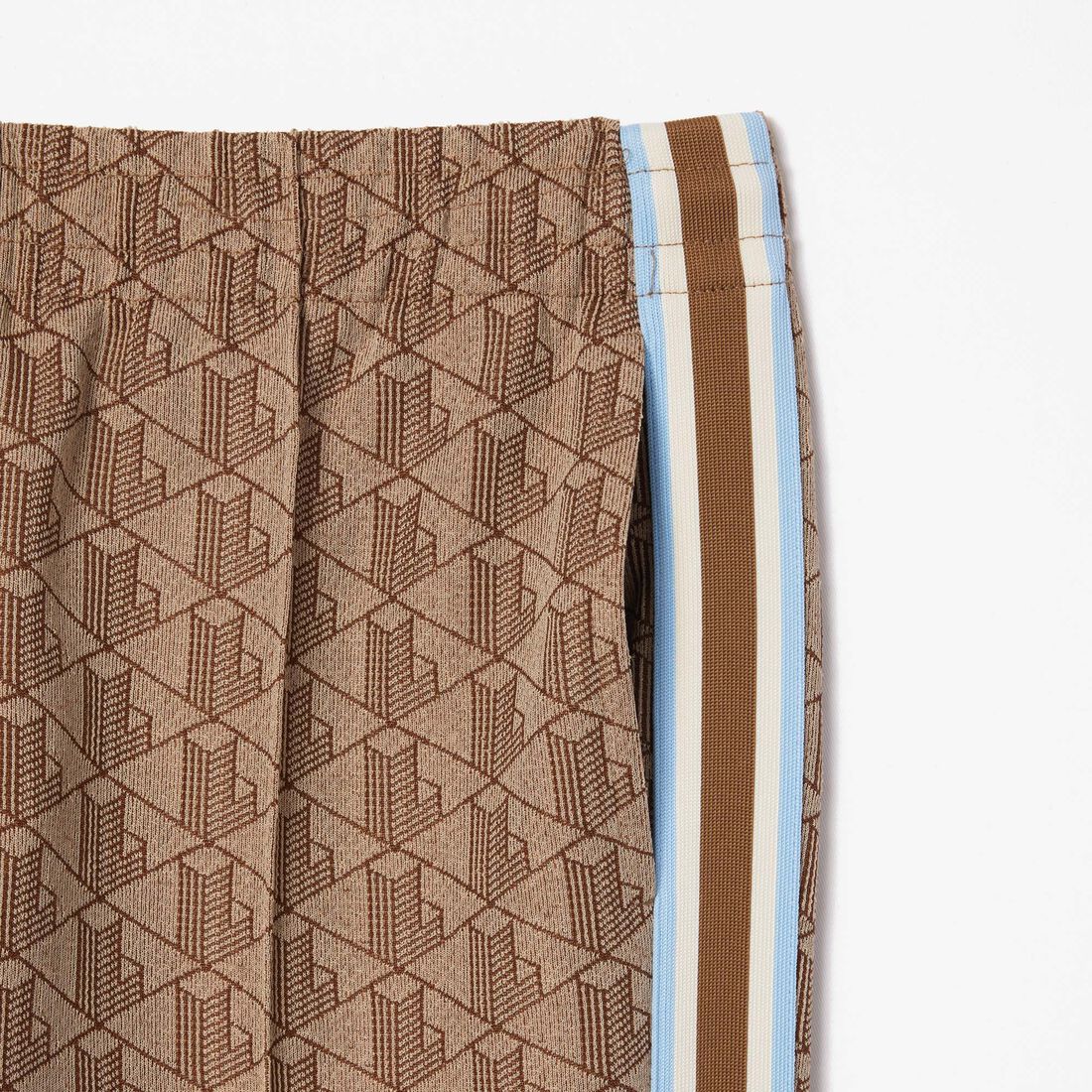 Flared Monogram Sweatpants Women's Lacoste Monogram Print Trackpants - XF9313-00-IRP